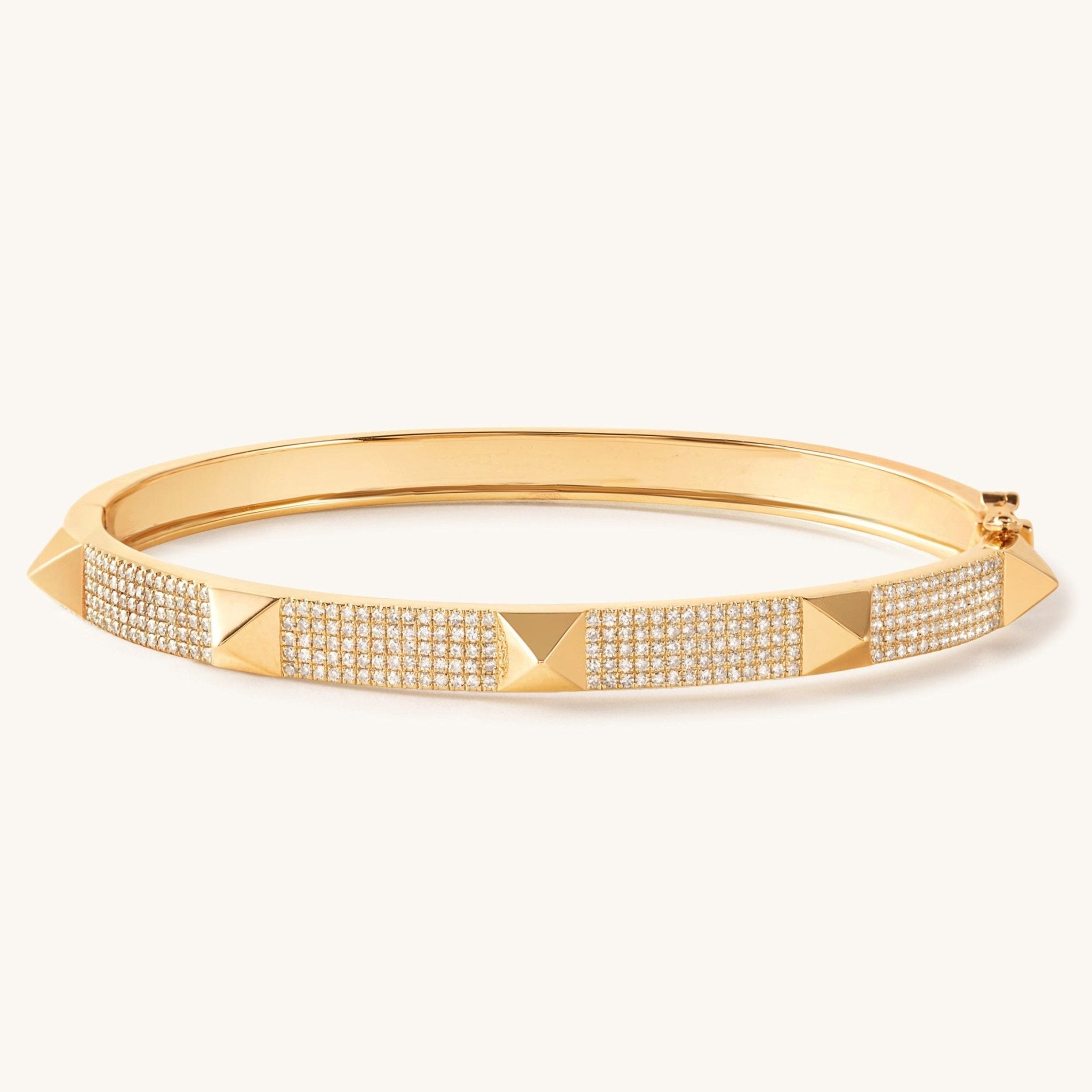 Louis Vuitton Color Blossom Open Bangle, Yellow and White Gold, Malachite and Diamonds Gold. Size M