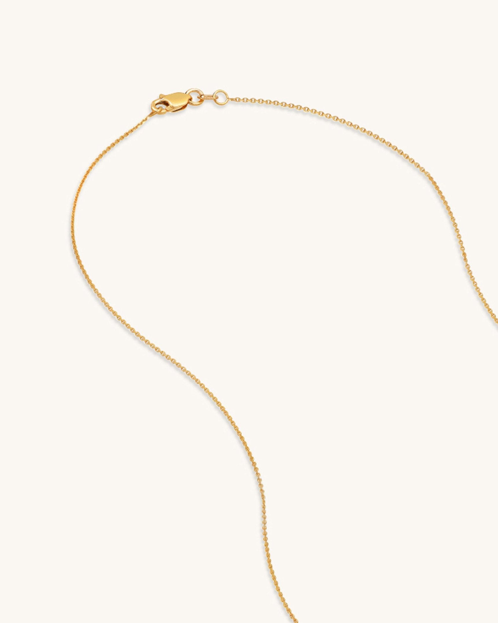 0.80mm Solid Gold Cable Chain - Sparkle Society