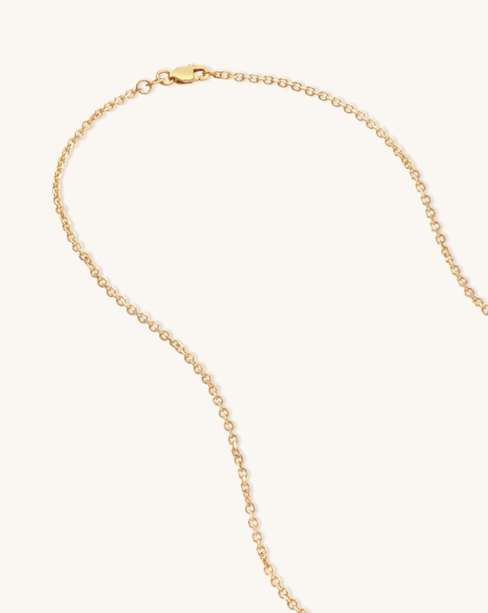 1.8mm Solid Gold Cable Chain - Sparkle Society