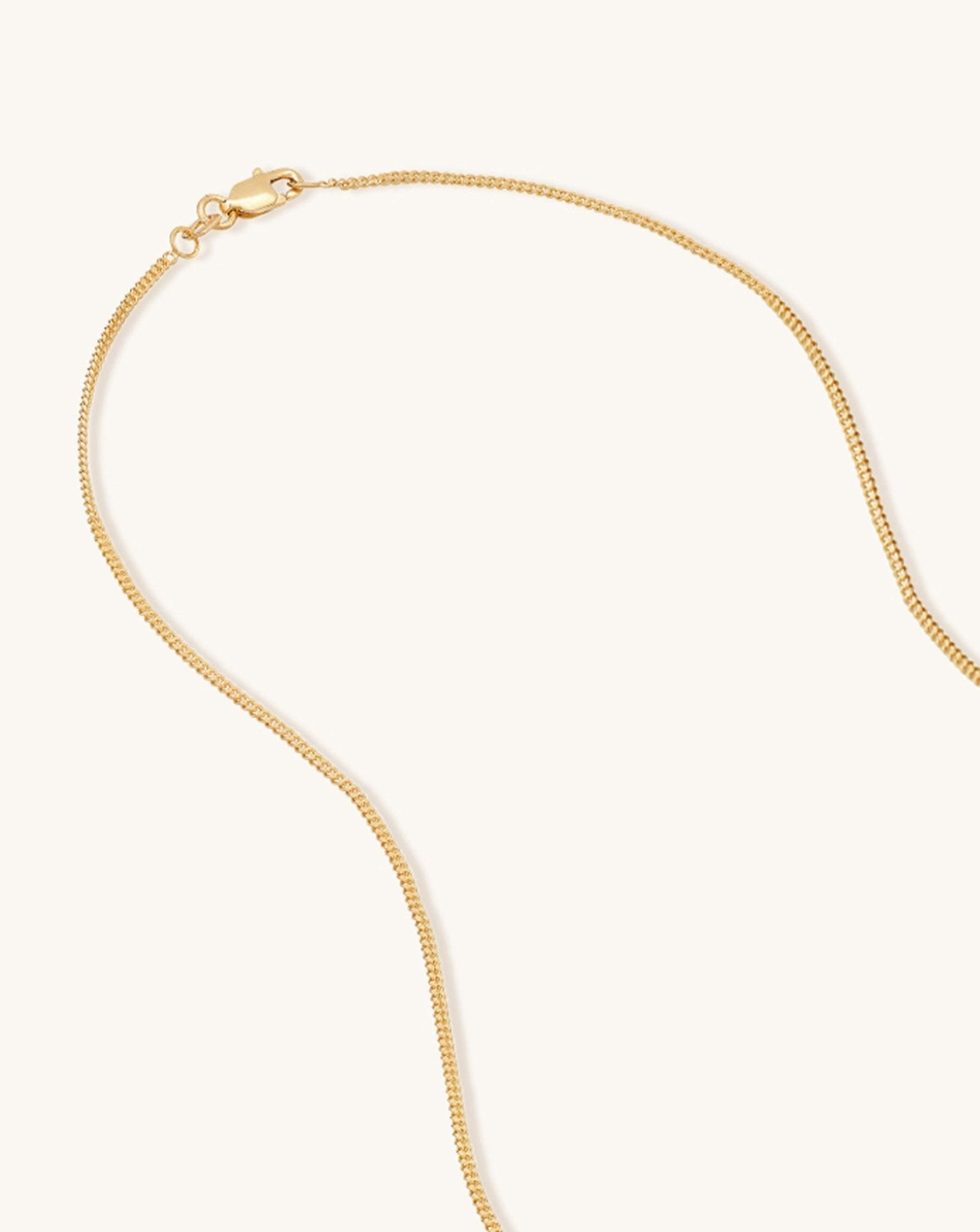 Baby Curb Solid Gold Chain - Sparkle Society