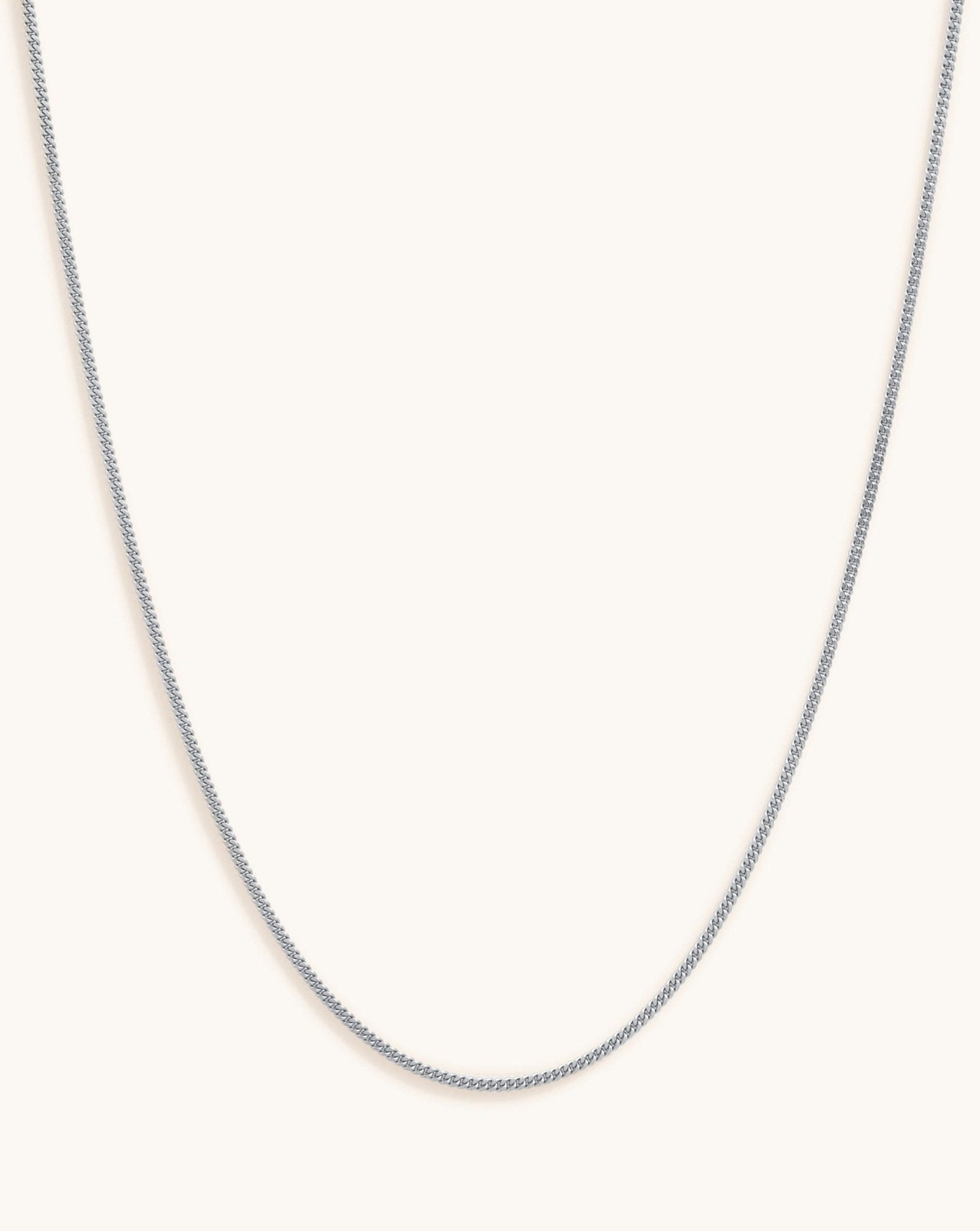 Baby Curb Solid Gold Chain - Sparkle Society