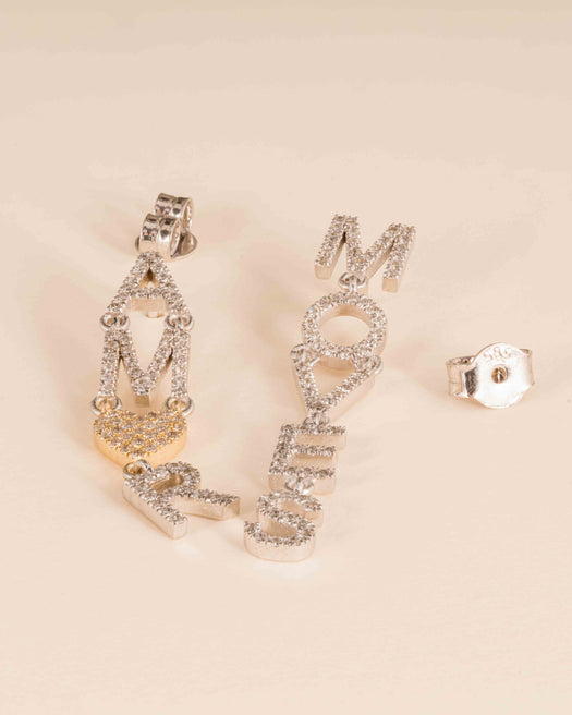 Diamond Custom Drop Earring - Sparkle Society