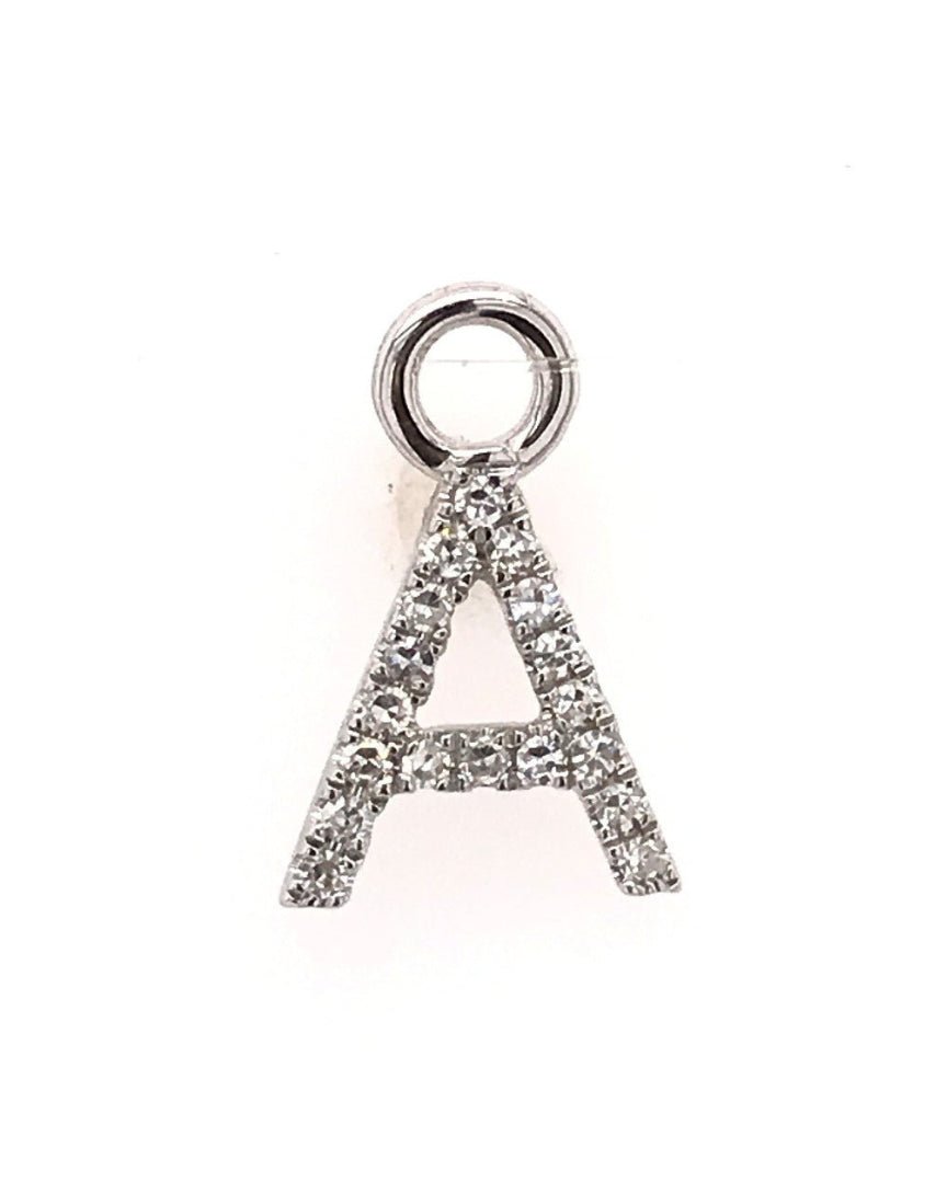 Diamond Initial Earring Charm - Sparkle Society