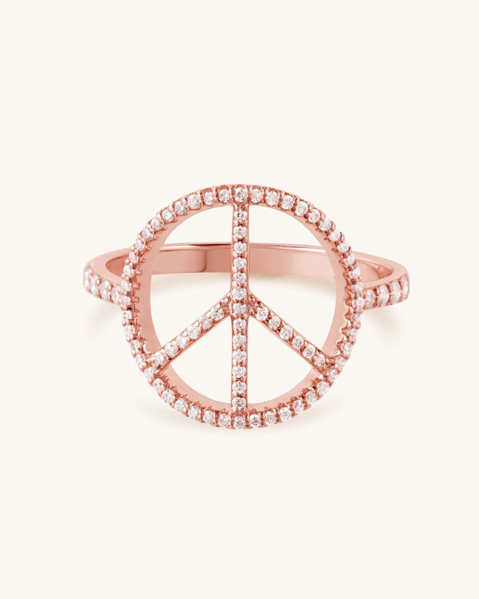 Diamond Peace Ring - Sparkle Society