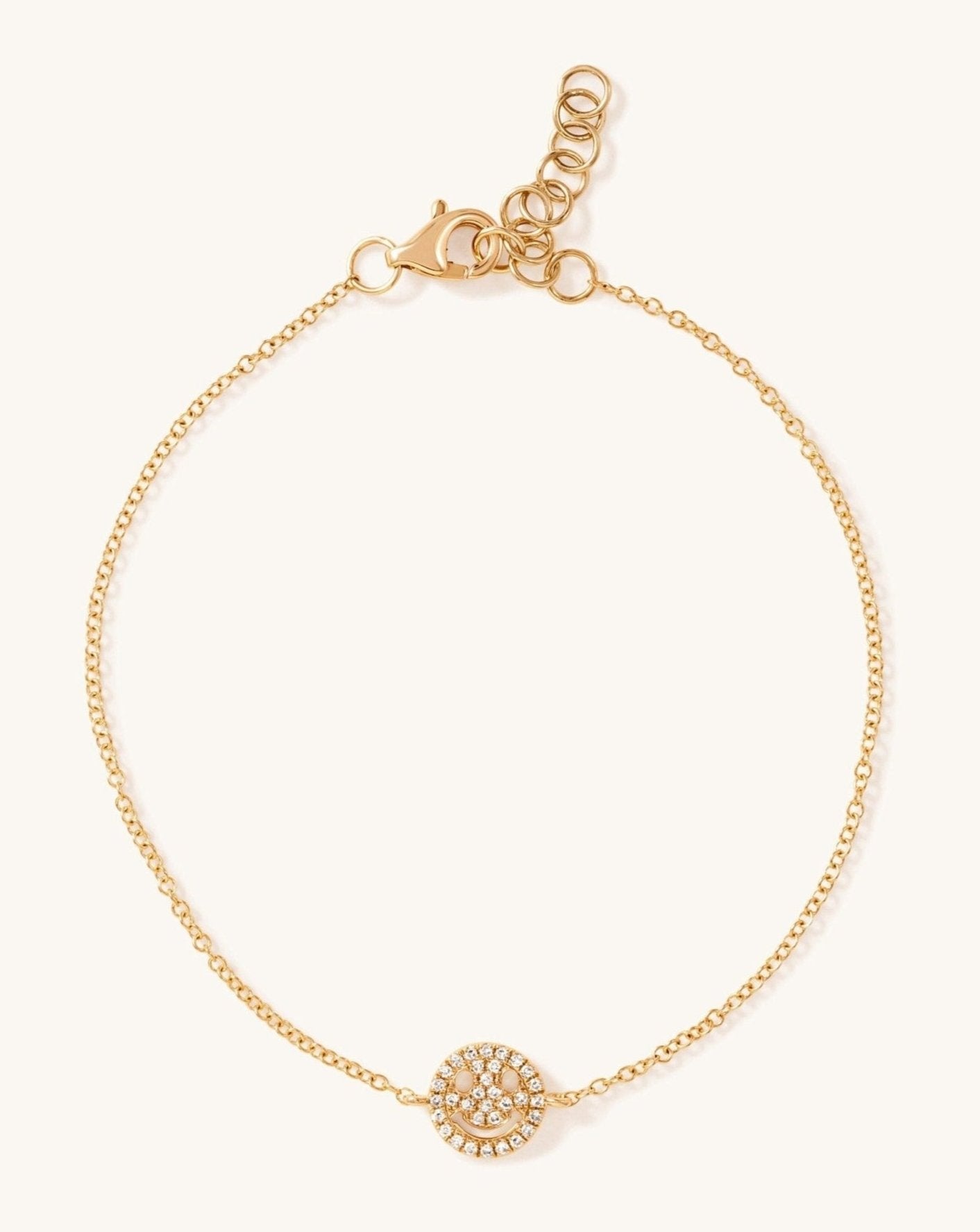 Diamond Smiley Face Bracelet - Sparkle Society