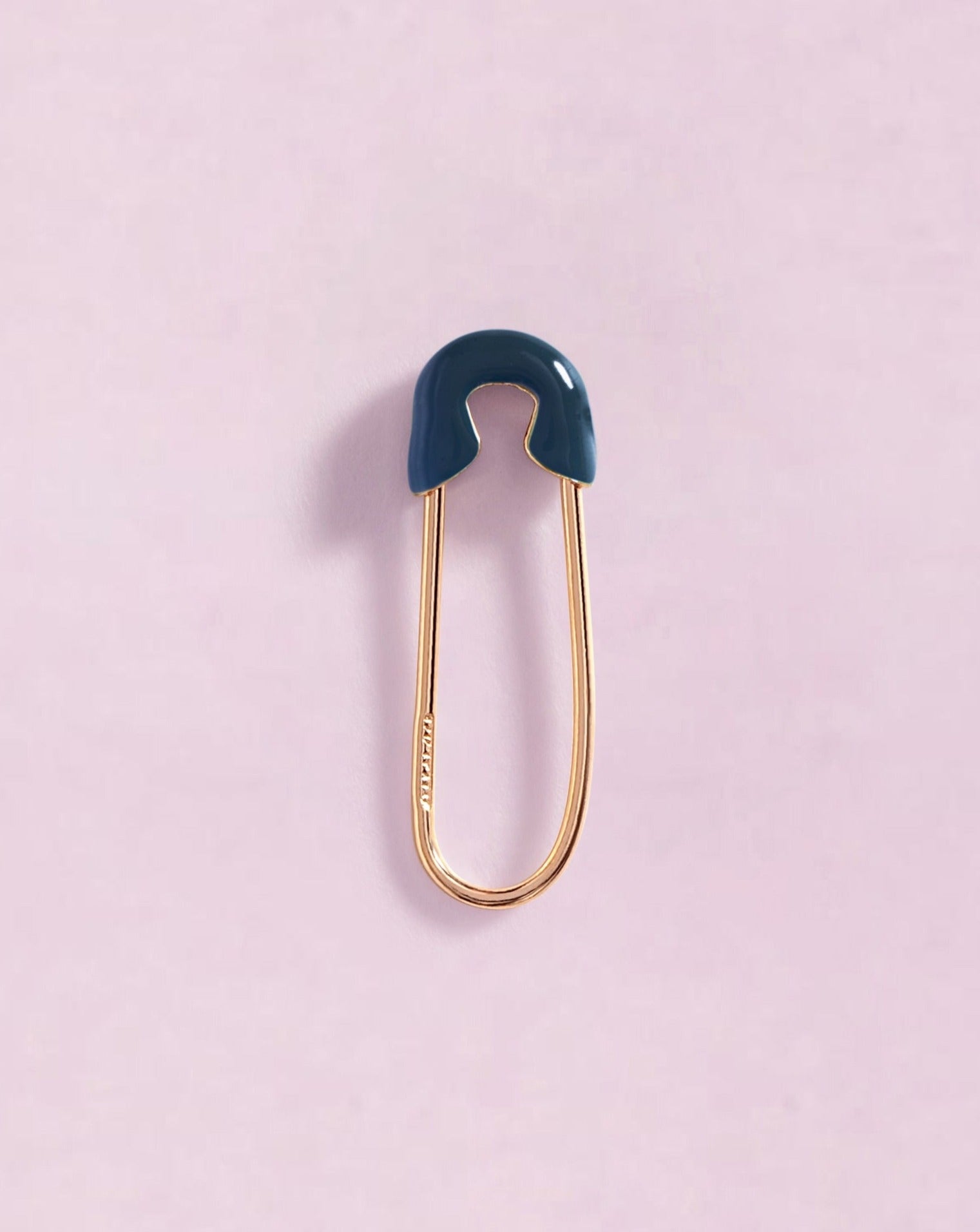 Enamel Safety Pin Earrings - Sparkle Society