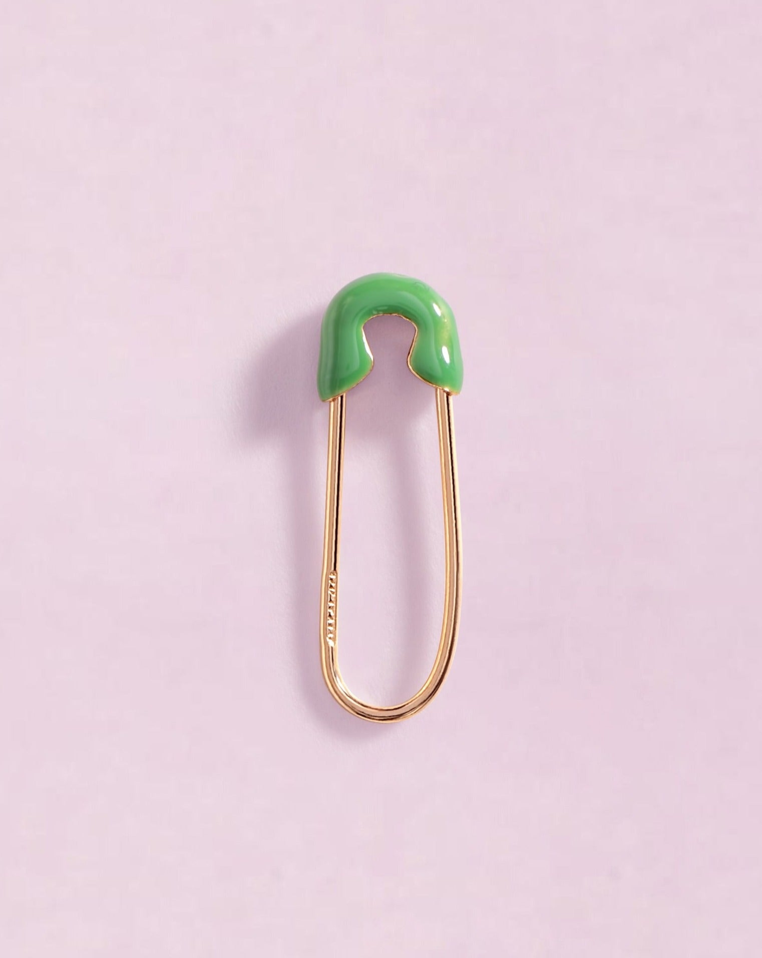 Enamel Safety Pin Earrings - Sparkle Society