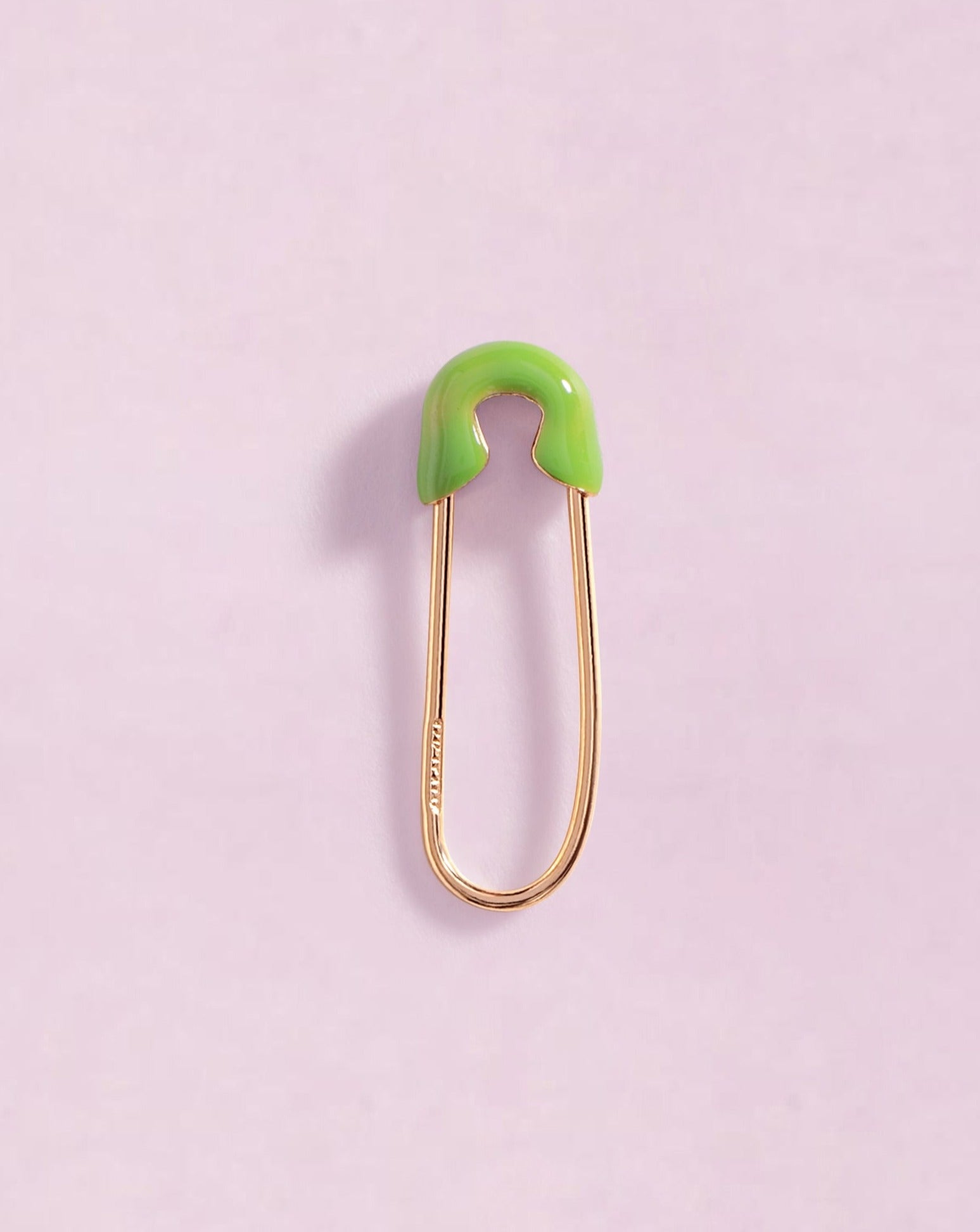 Enamel Safety Pin Earrings - Sparkle Society