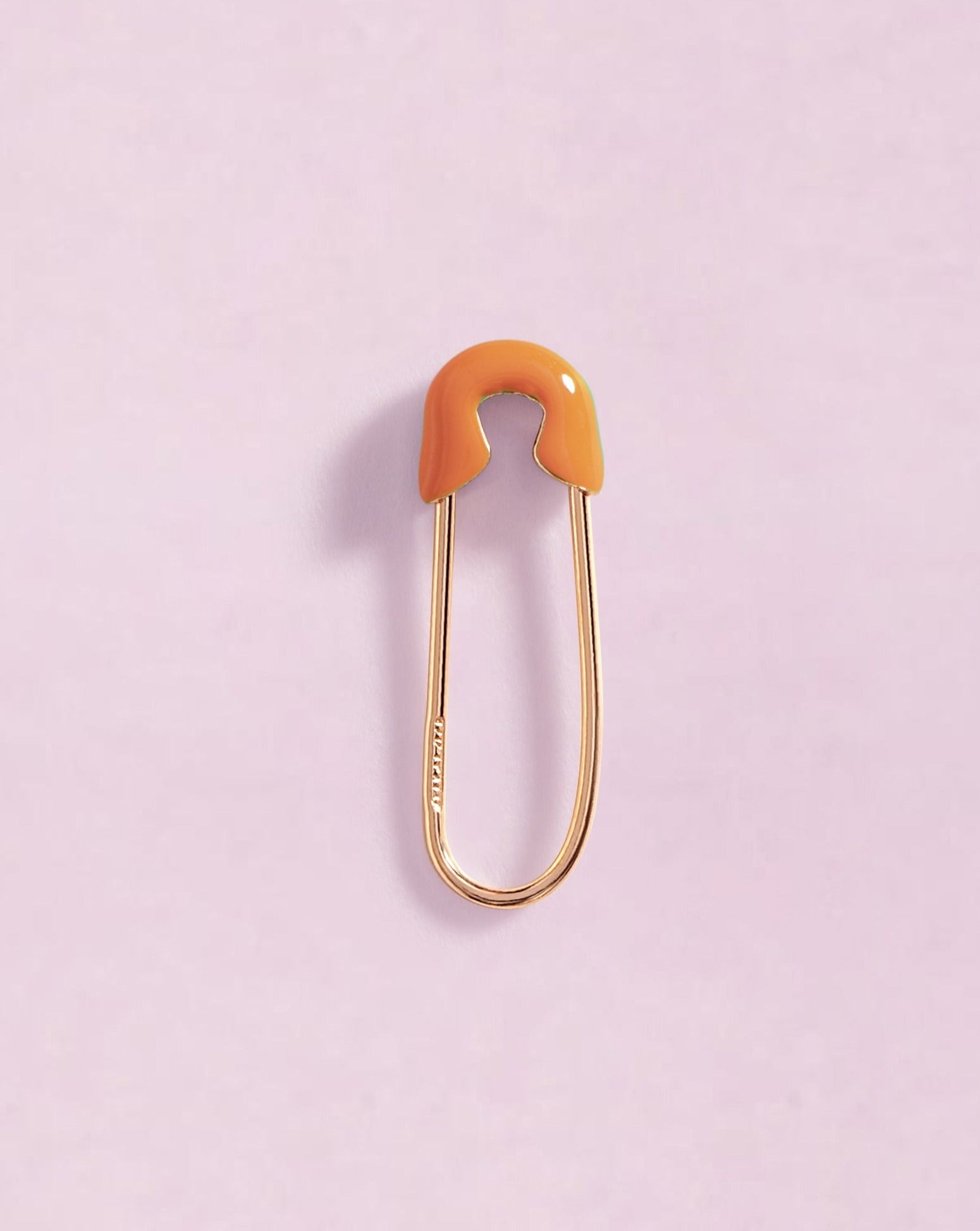 Enamel Safety Pin Earrings - Sparkle Society