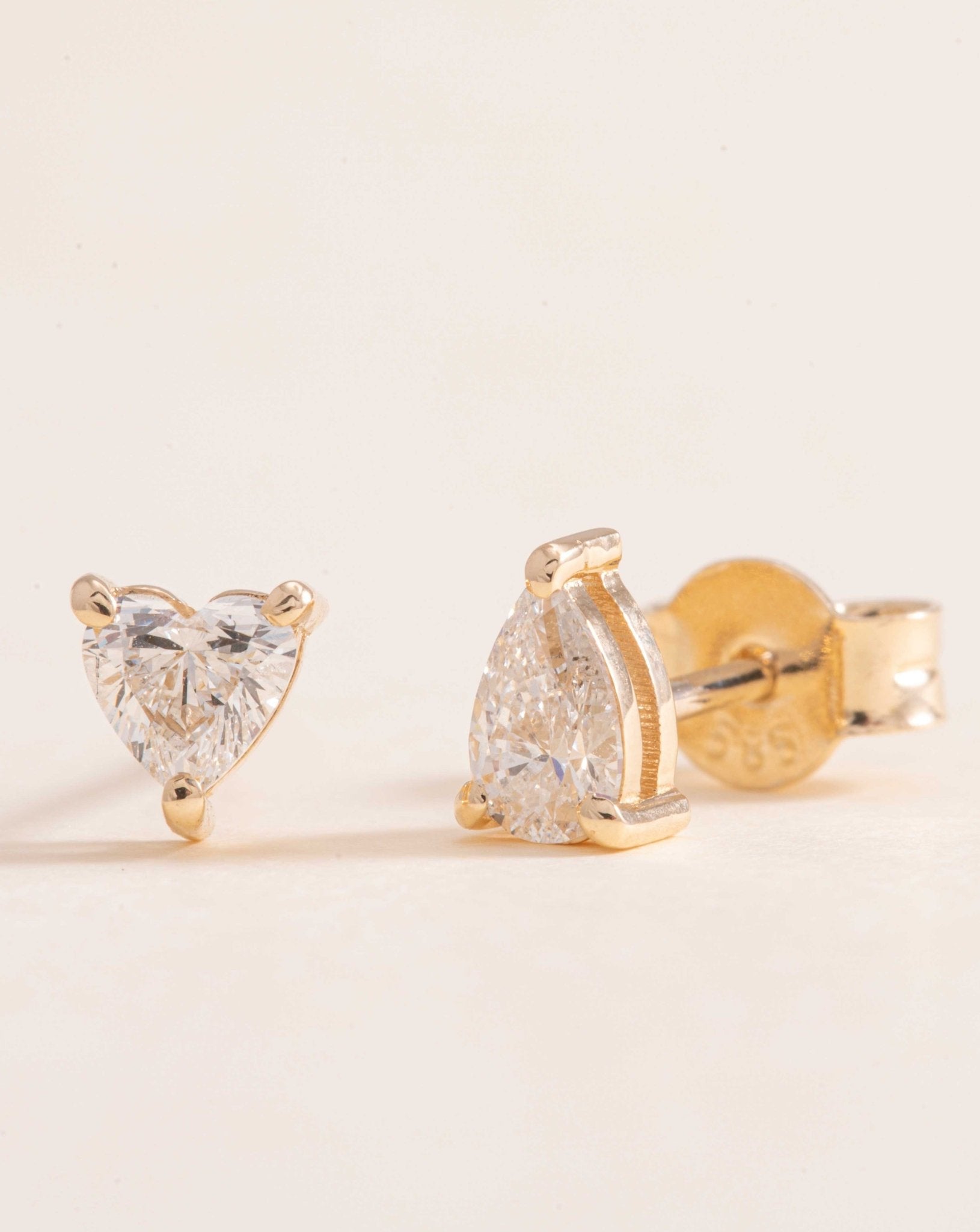 Fancy Shape Diamond Studs - Sparkle Society