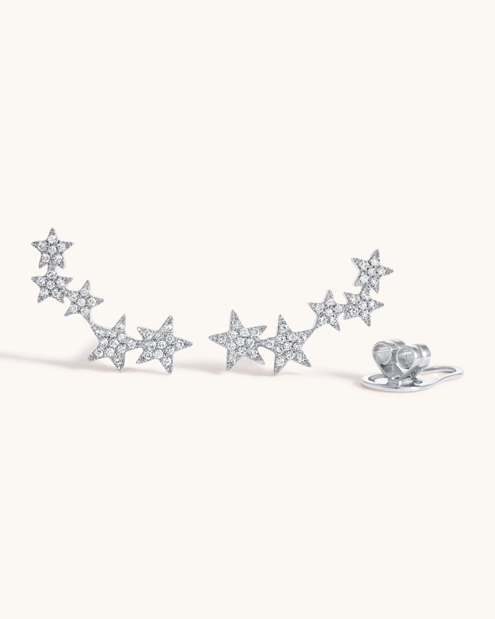 Five Diamond Star Ear Crawler - Sparkle Society