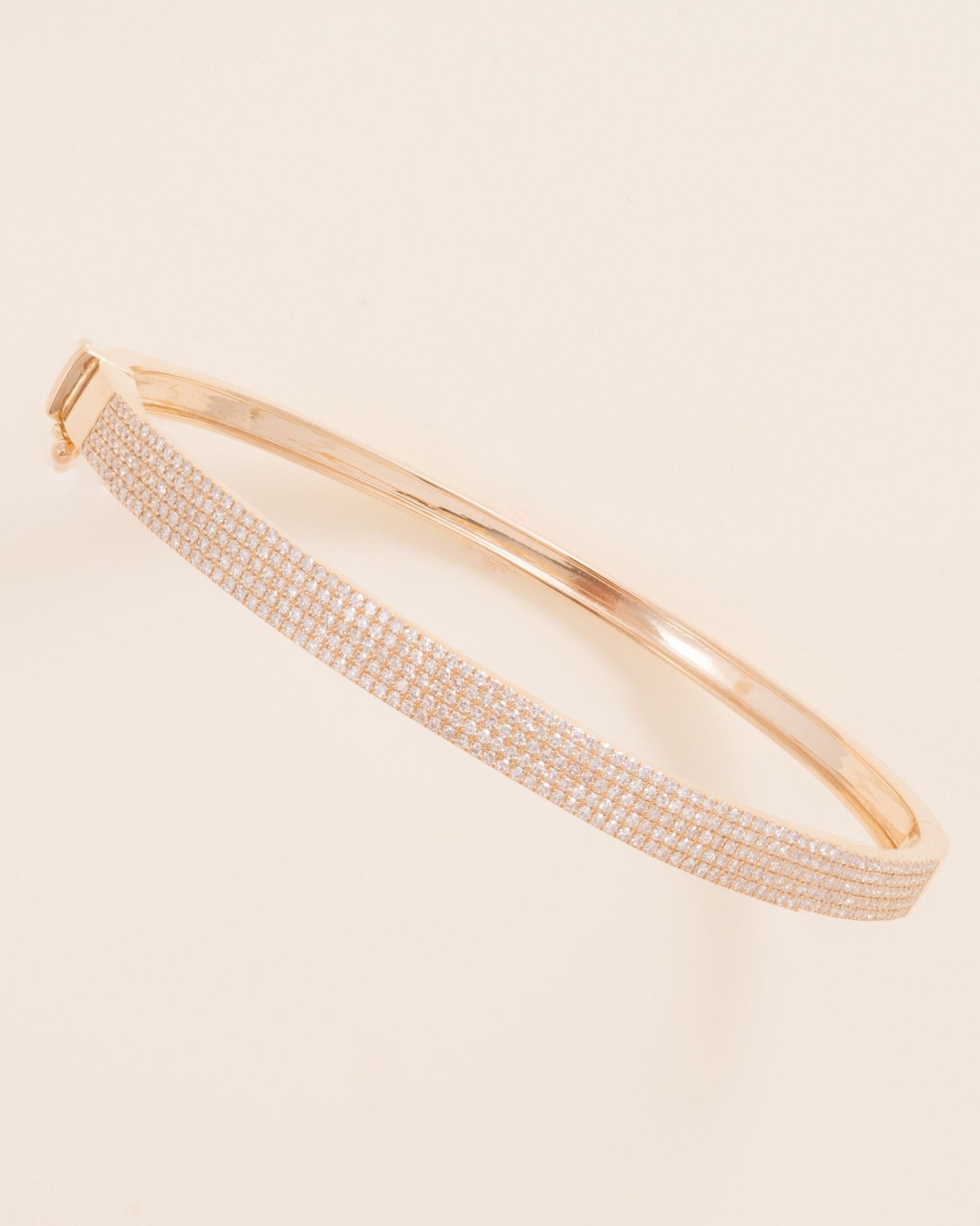 Five Row Diamond Bangle - Sparkle Society