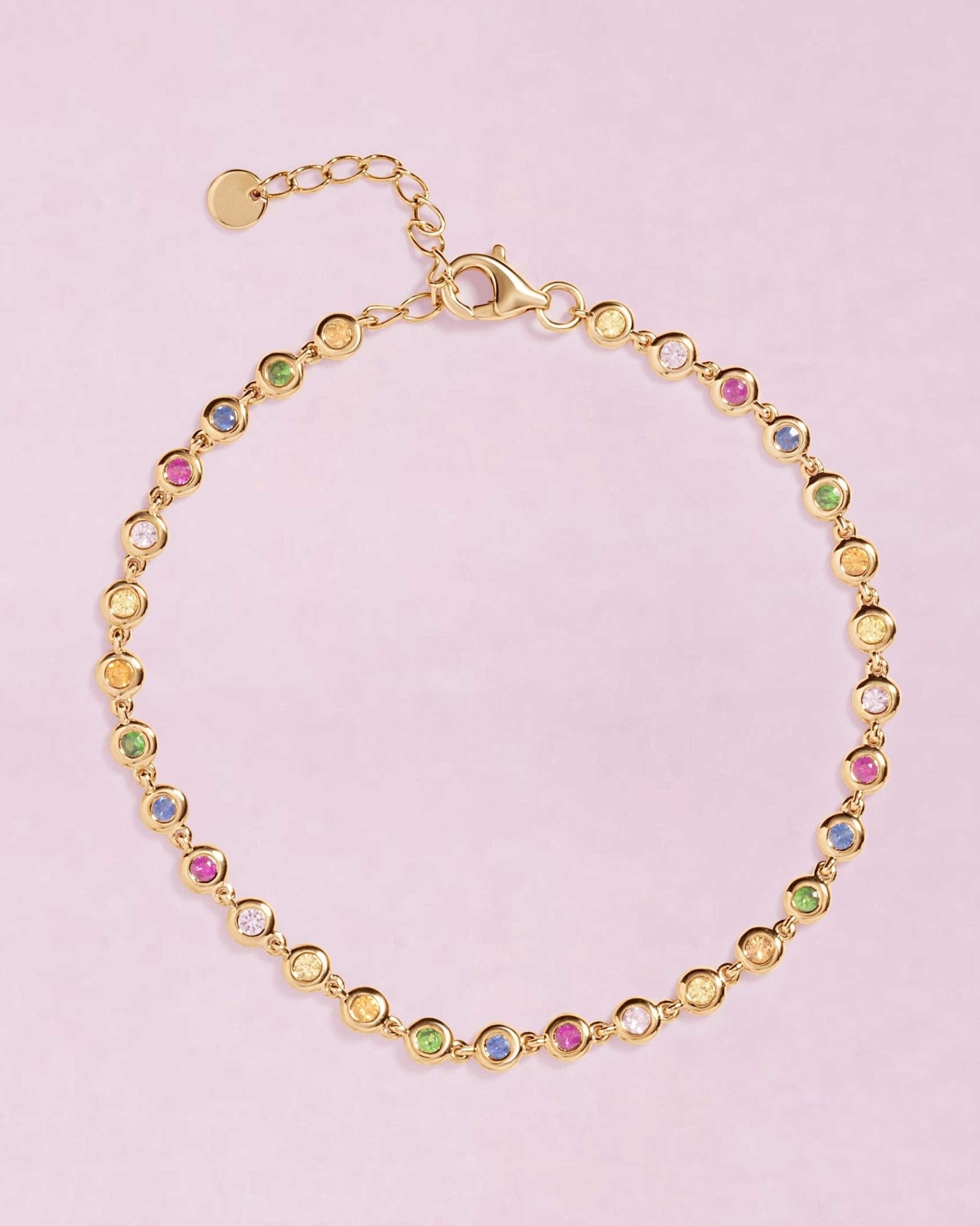 Gemstone Bezels Bracelet - Sparkle Society