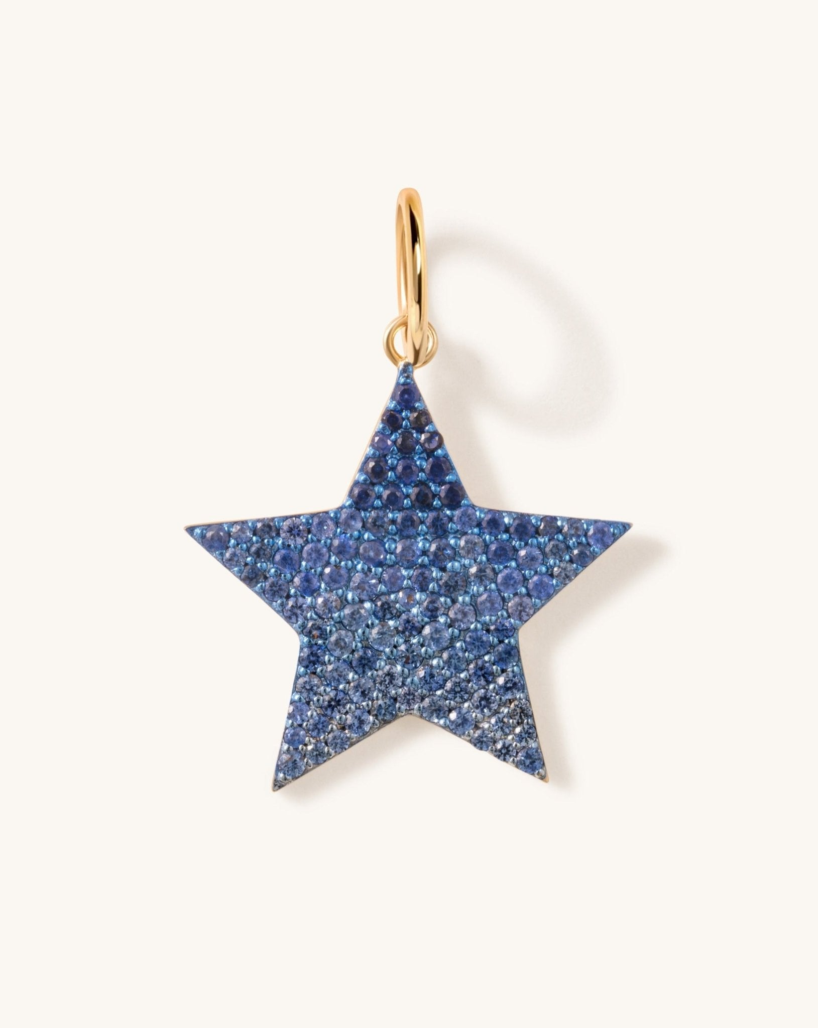 Gemstone Star Necklace Charm - Sparkle Society