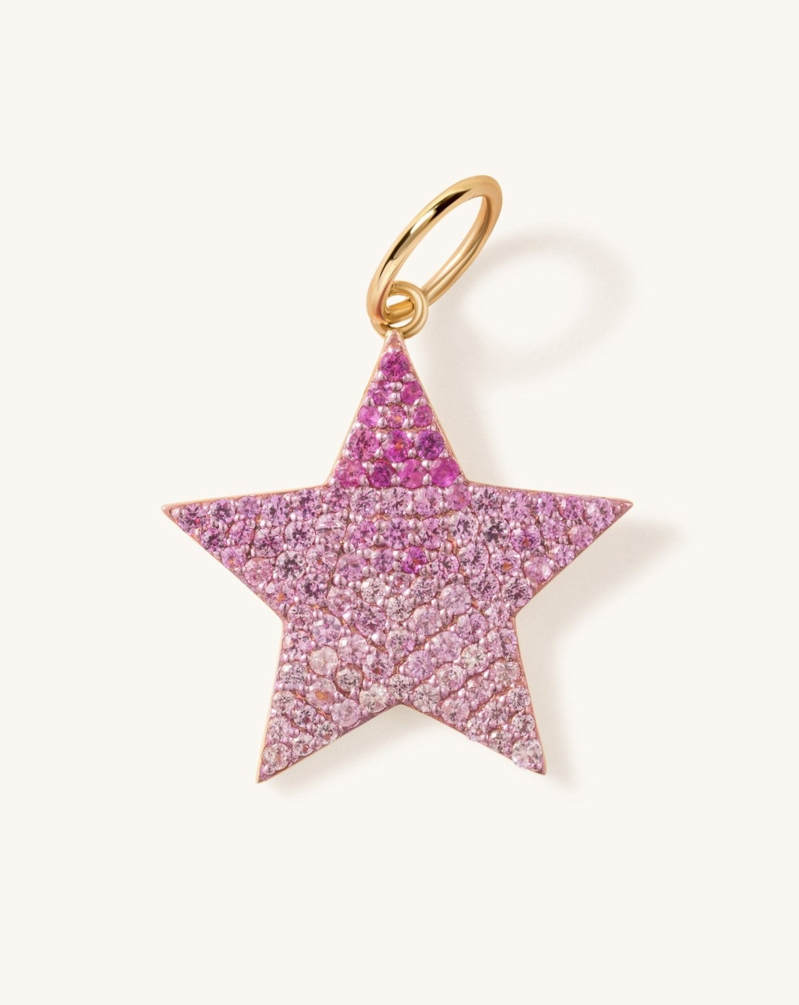 Gemstone Star Necklace Charm - Sparkle Society