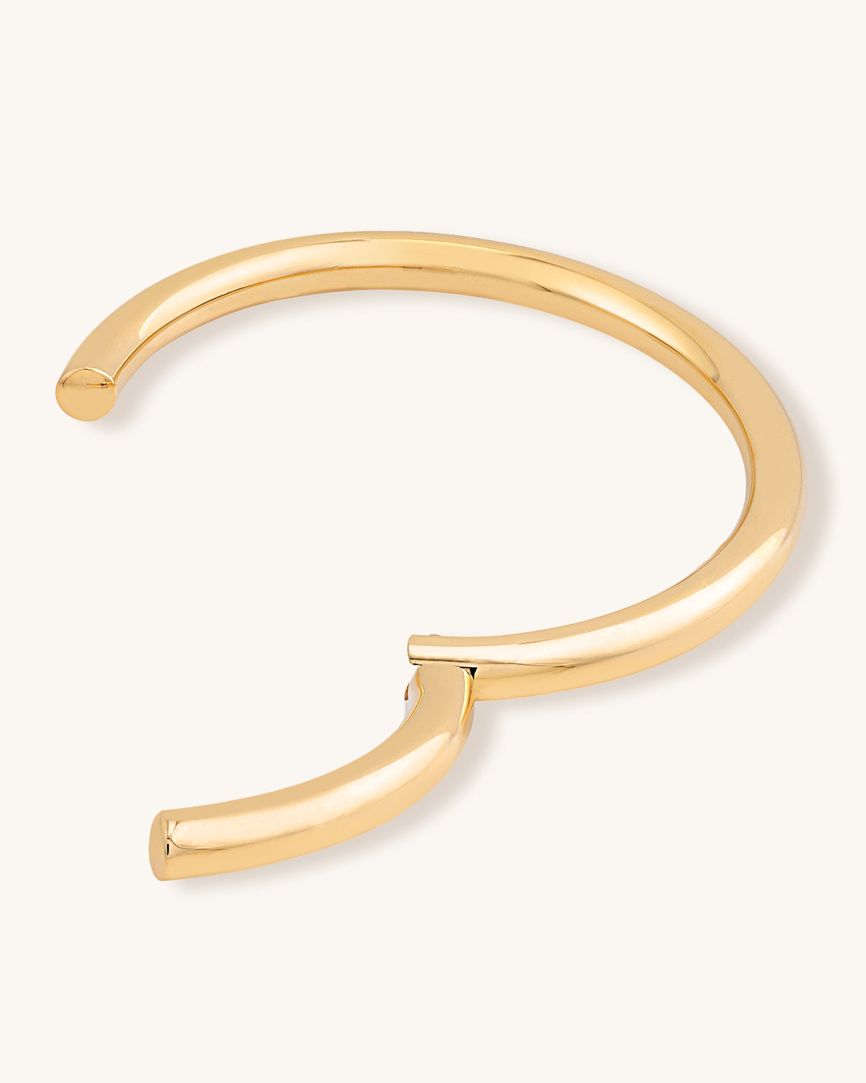 Gold Open Bangle - Sparkle Society