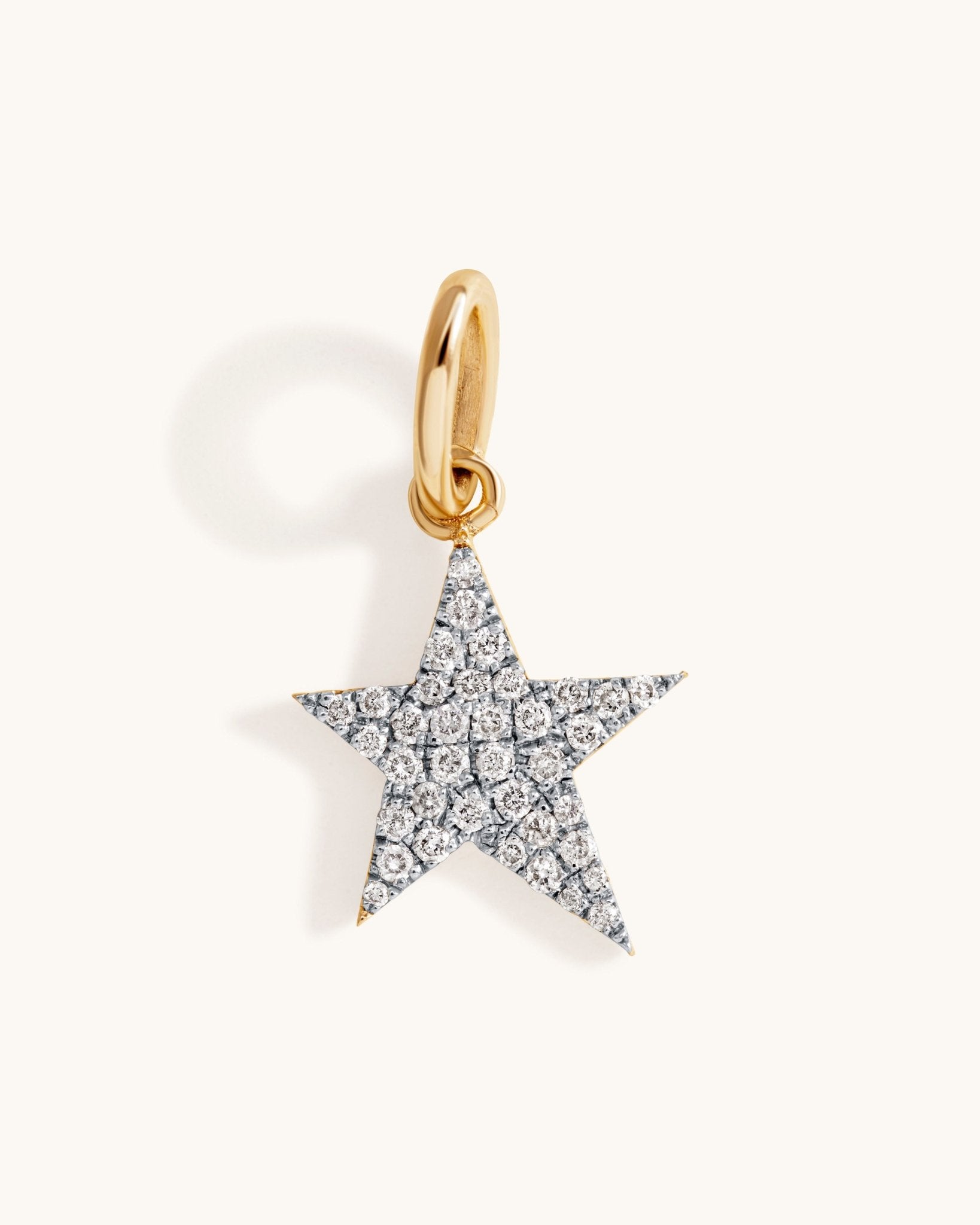 Mini Diamond Shooting Star Charm - Sparkle Society