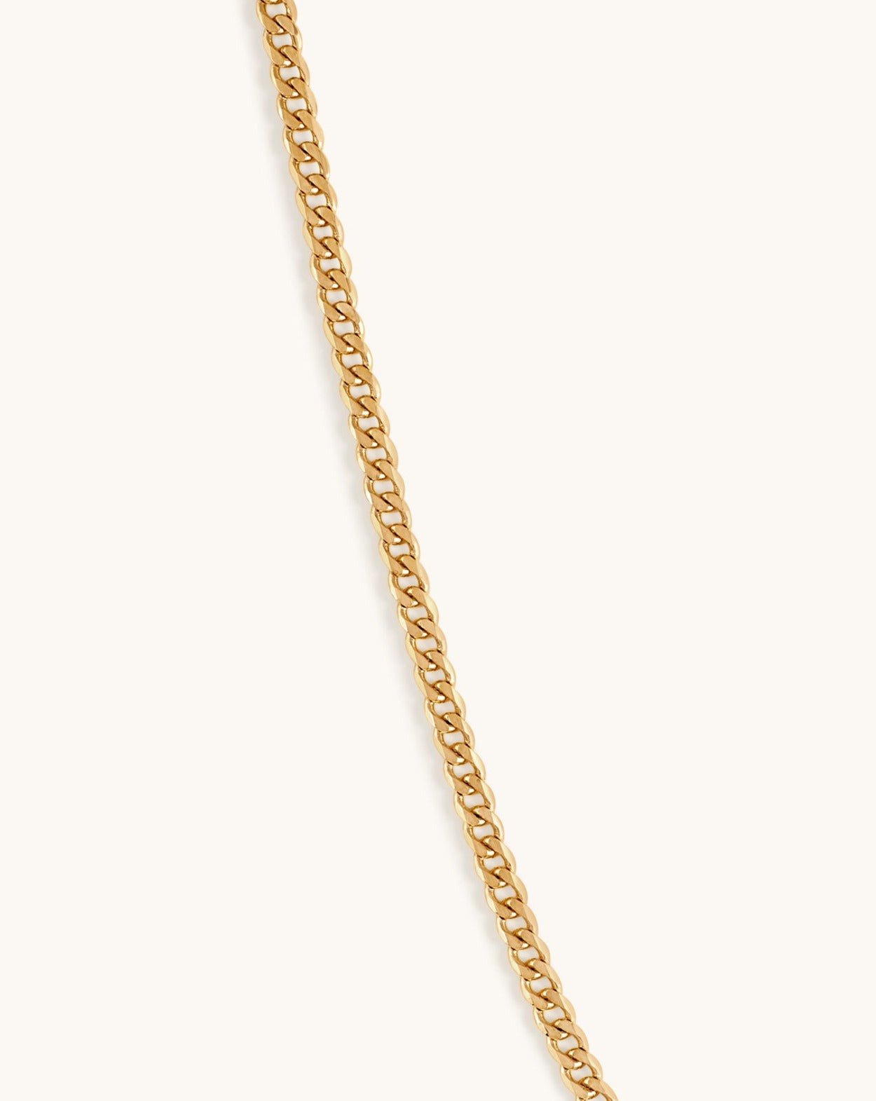 Open Curb Solid Gold Chain - Sparkle Society