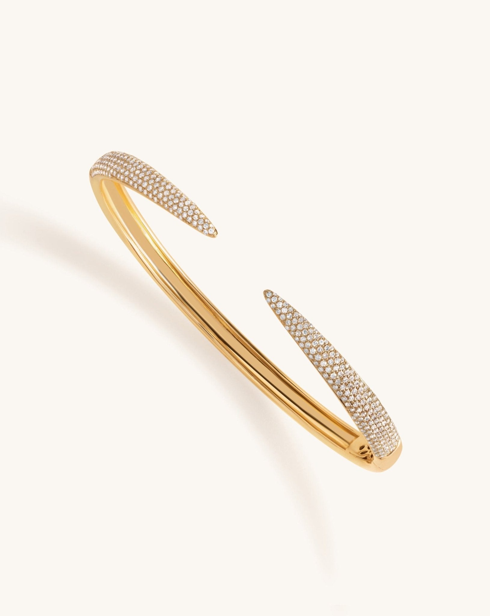 Open Pave Claw Bangle - Sparkle Society