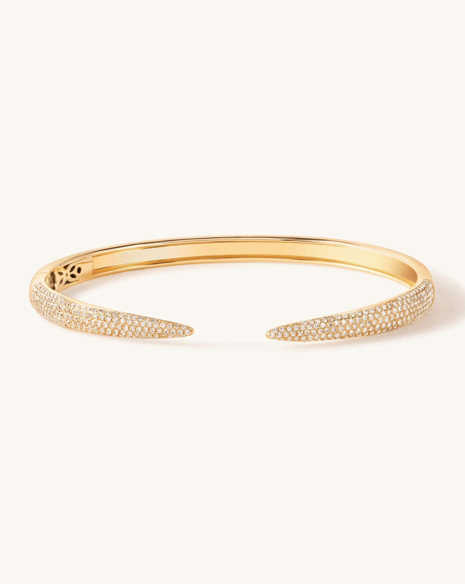 Open Pave Claw Bangle - Sparkle Society