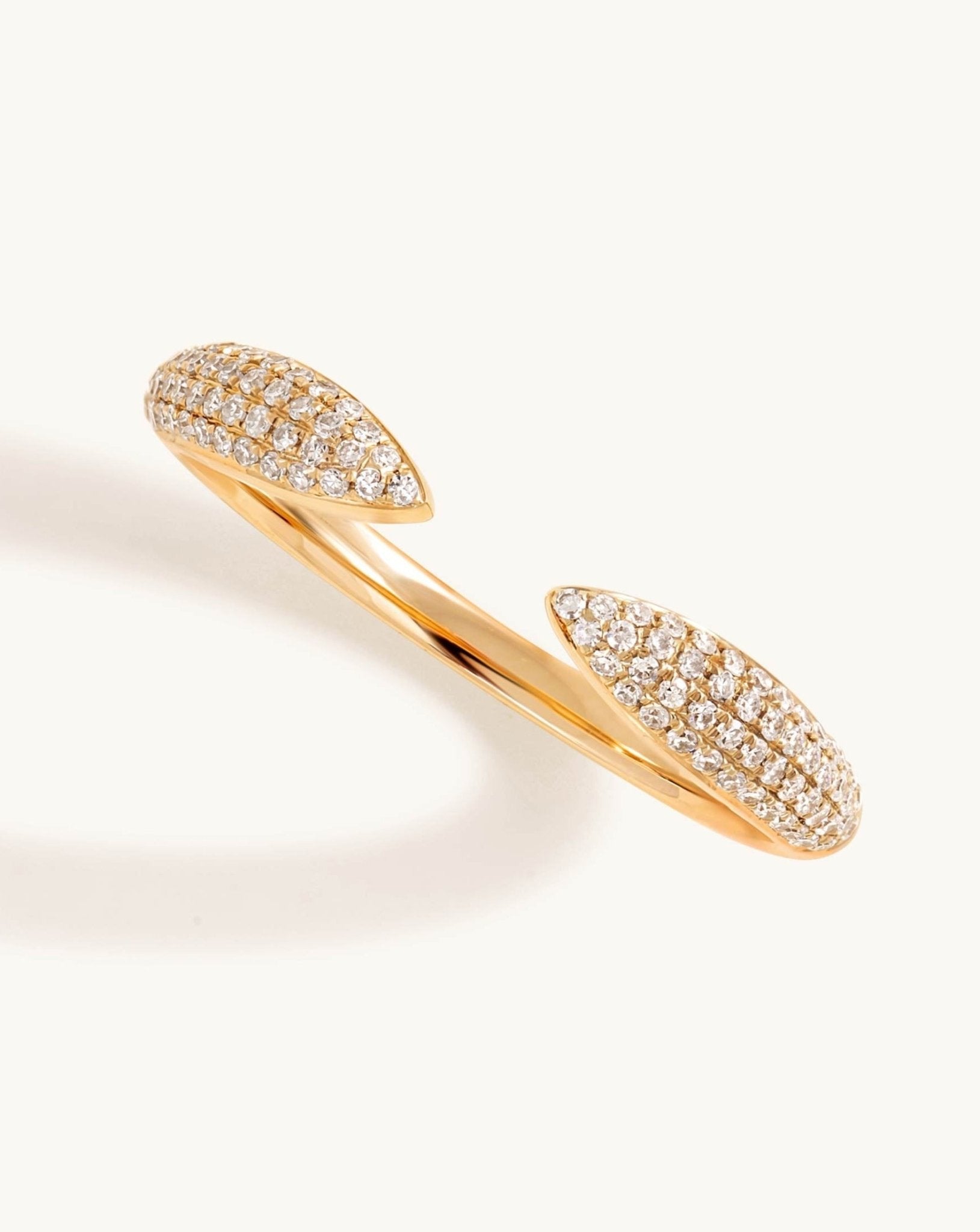 Pave Claw Ring - Sparkle Society