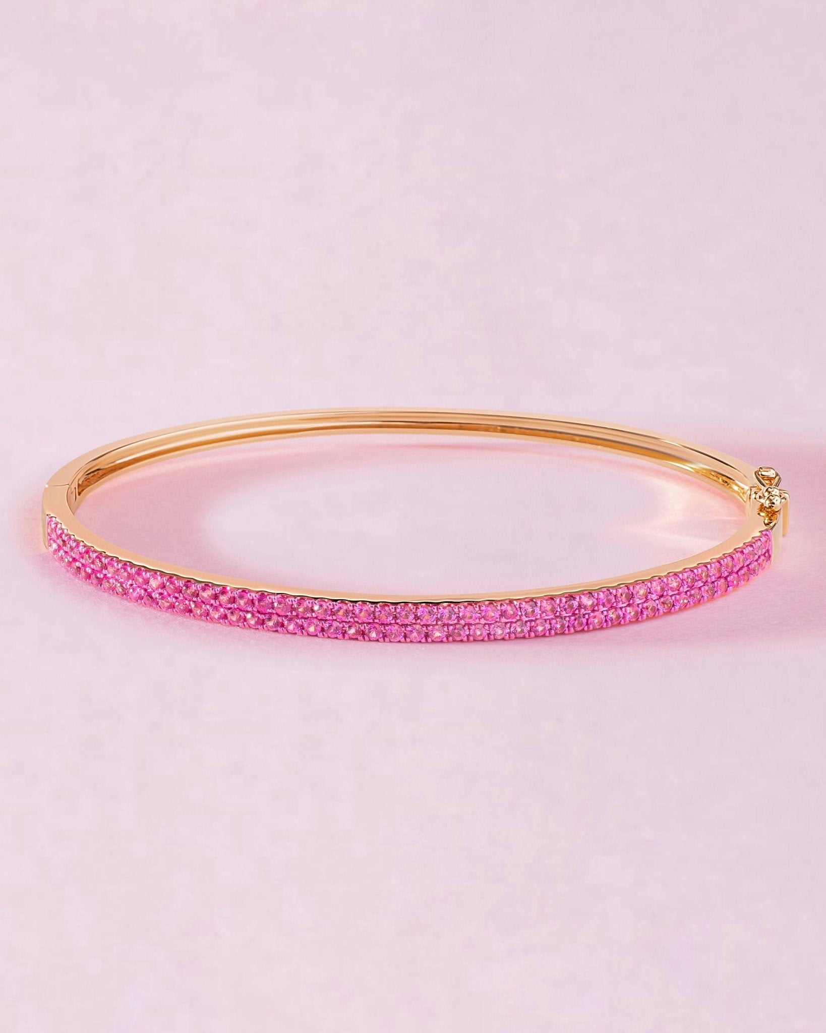 Pave Gemstone Bangle - Sparkle Society