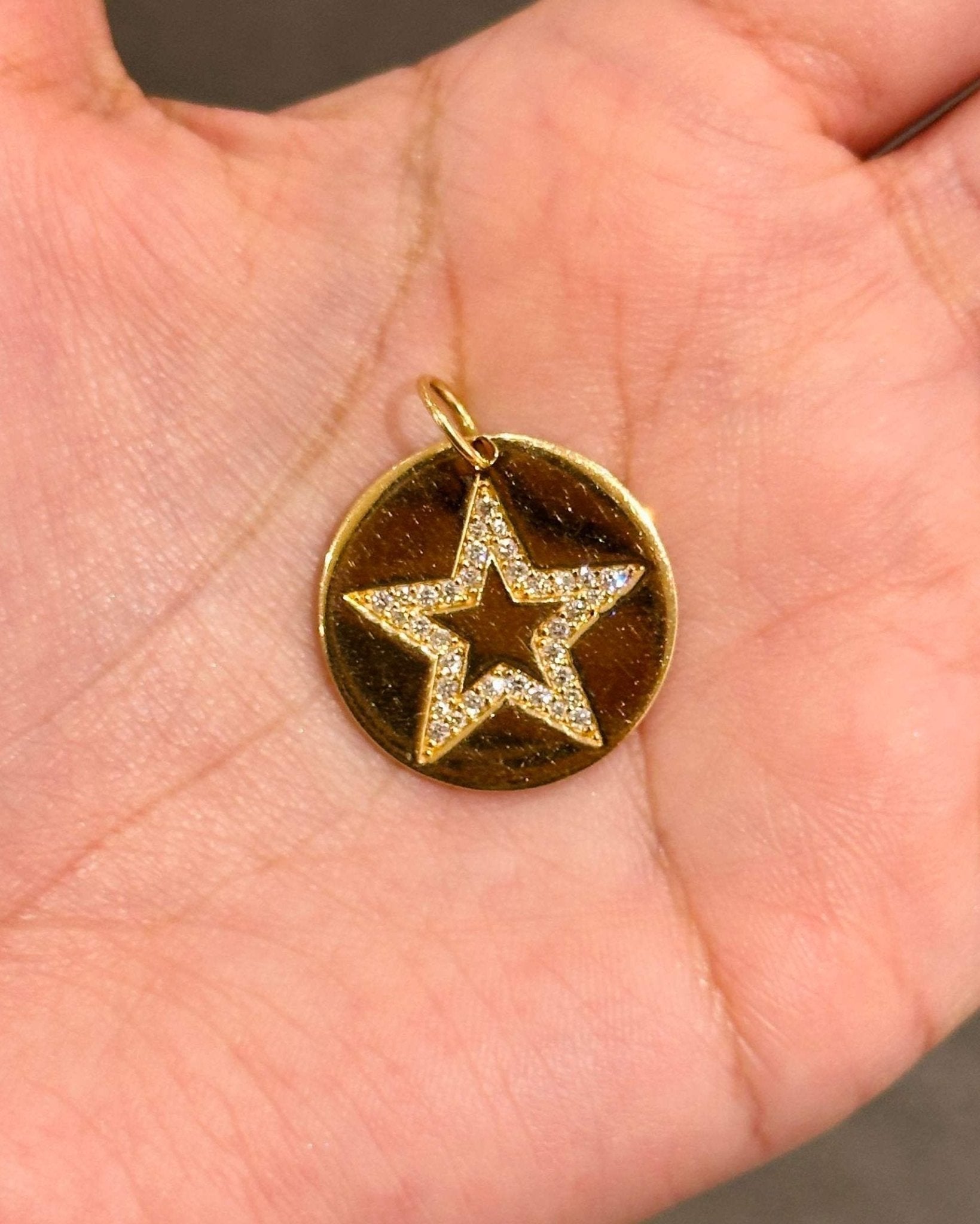 Pave Star Necklace Charm - Sparkle Society