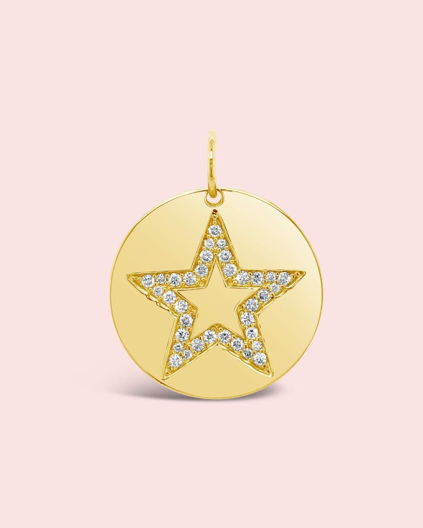 Pave Star Necklace Charm - Sparkle Society