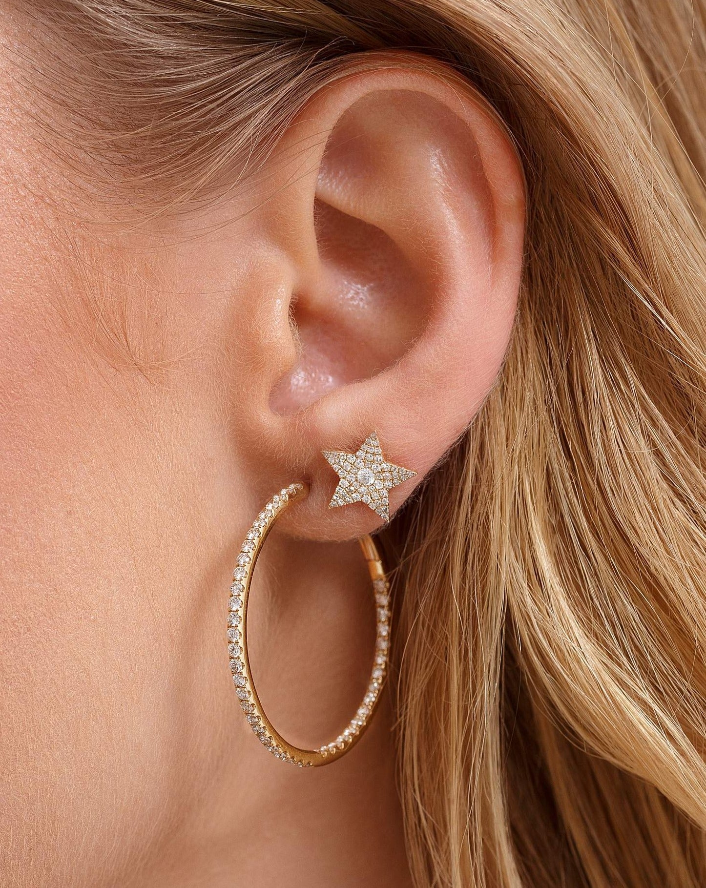 Perfect Diamond Hoops - Sparkle Society