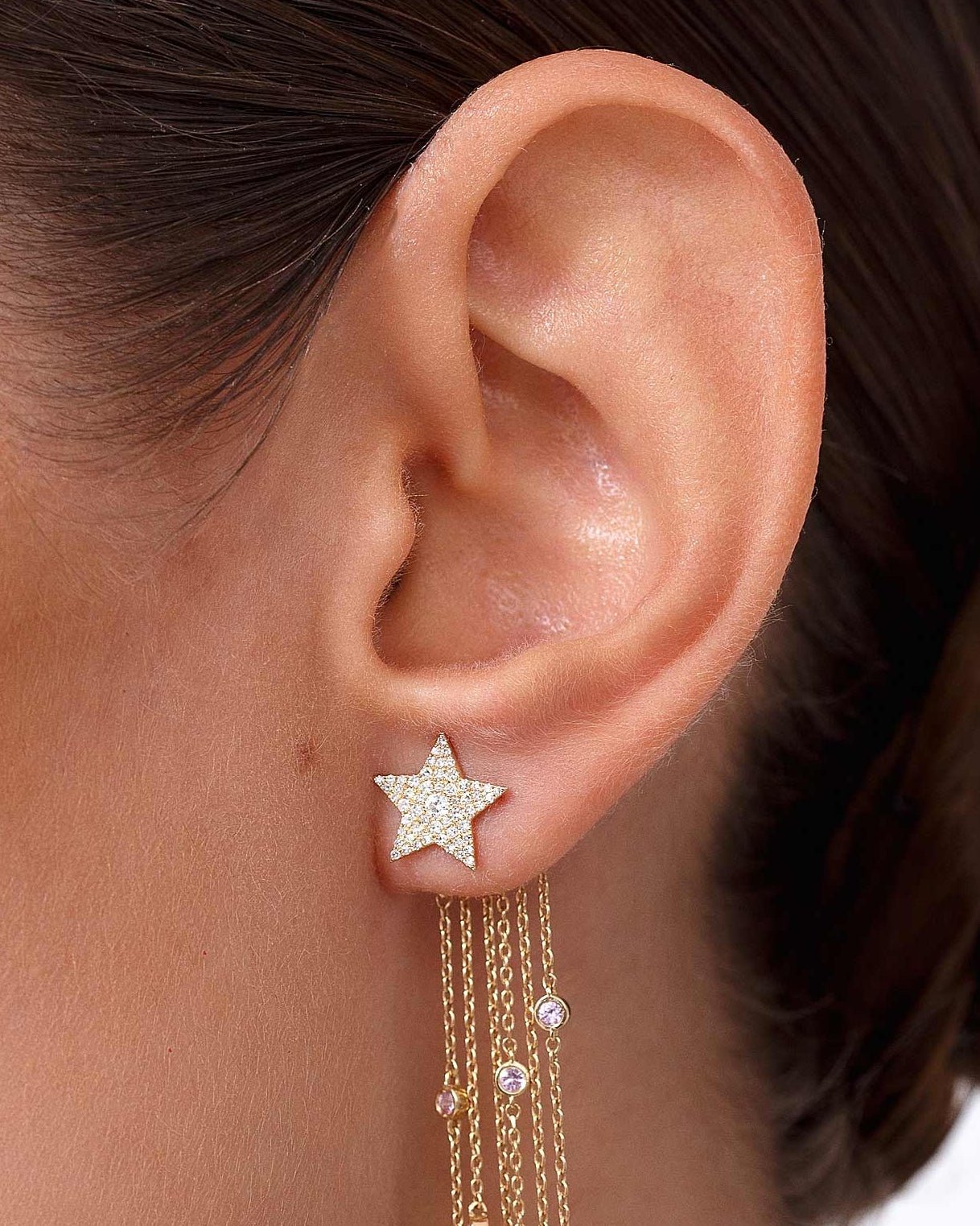 Perfect Diamond Star Studs - Sparkle Society