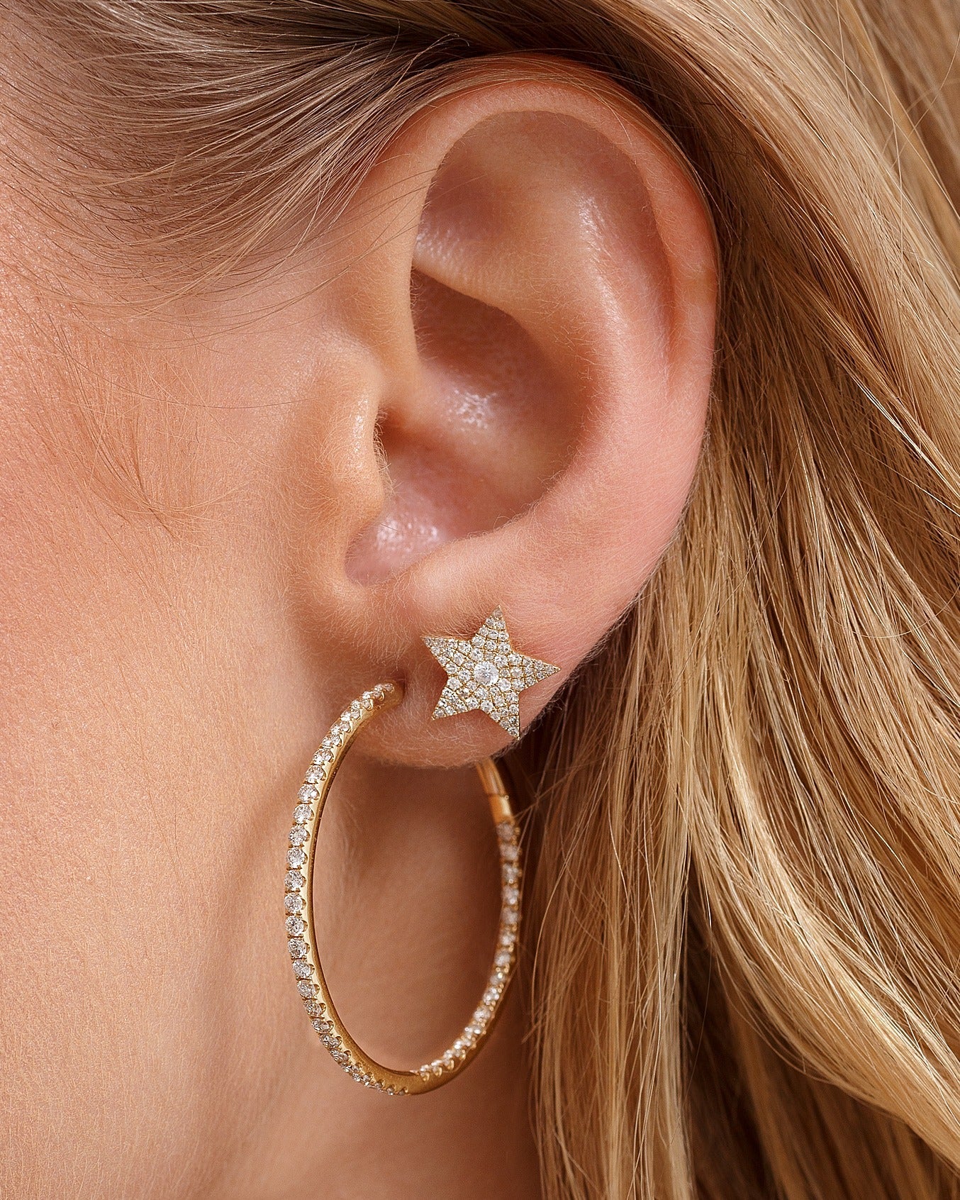 Perfect Diamond Star Studs - Sparkle Society