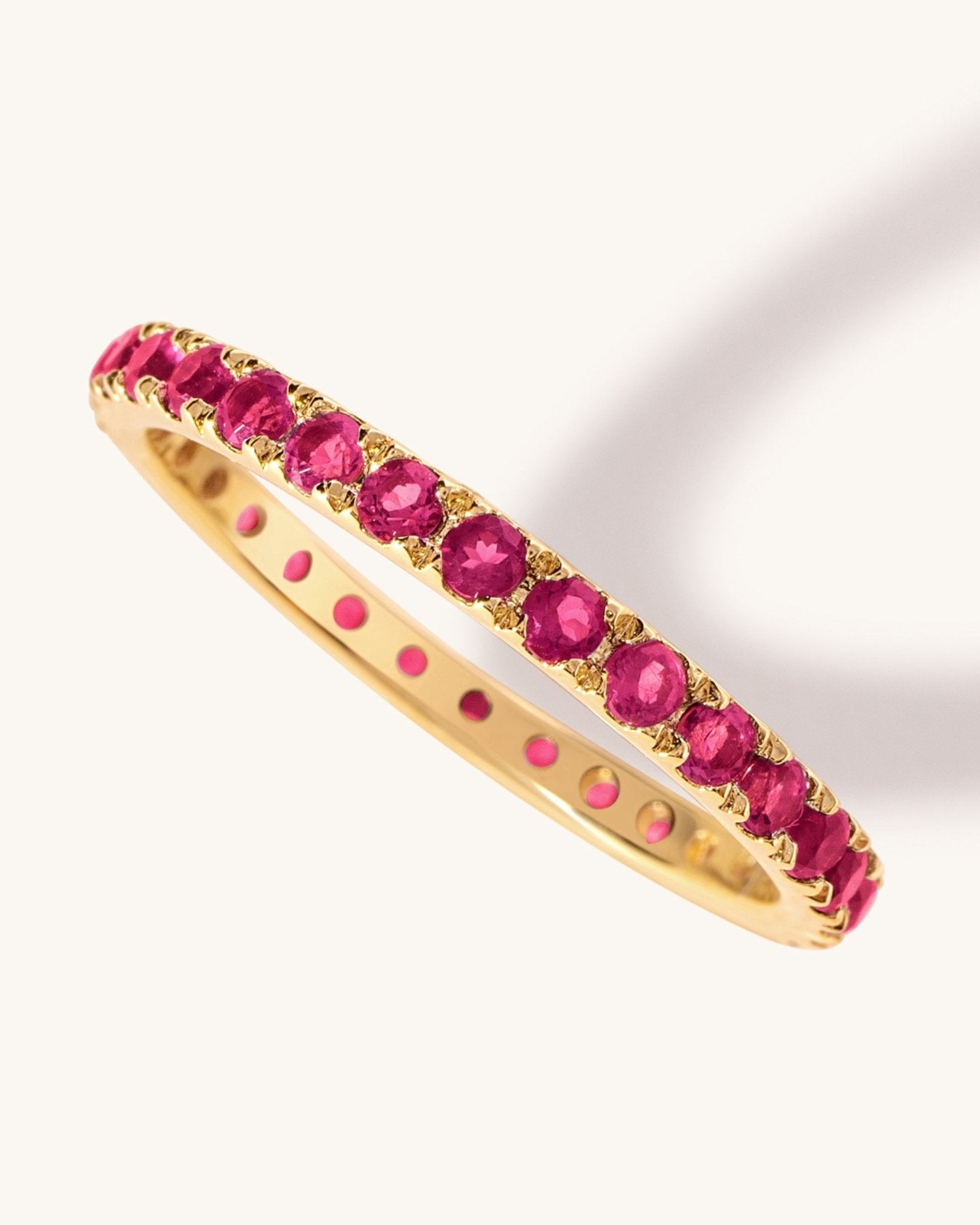 Perfect Gemstone Eternity Band Ring - Sparkle Society