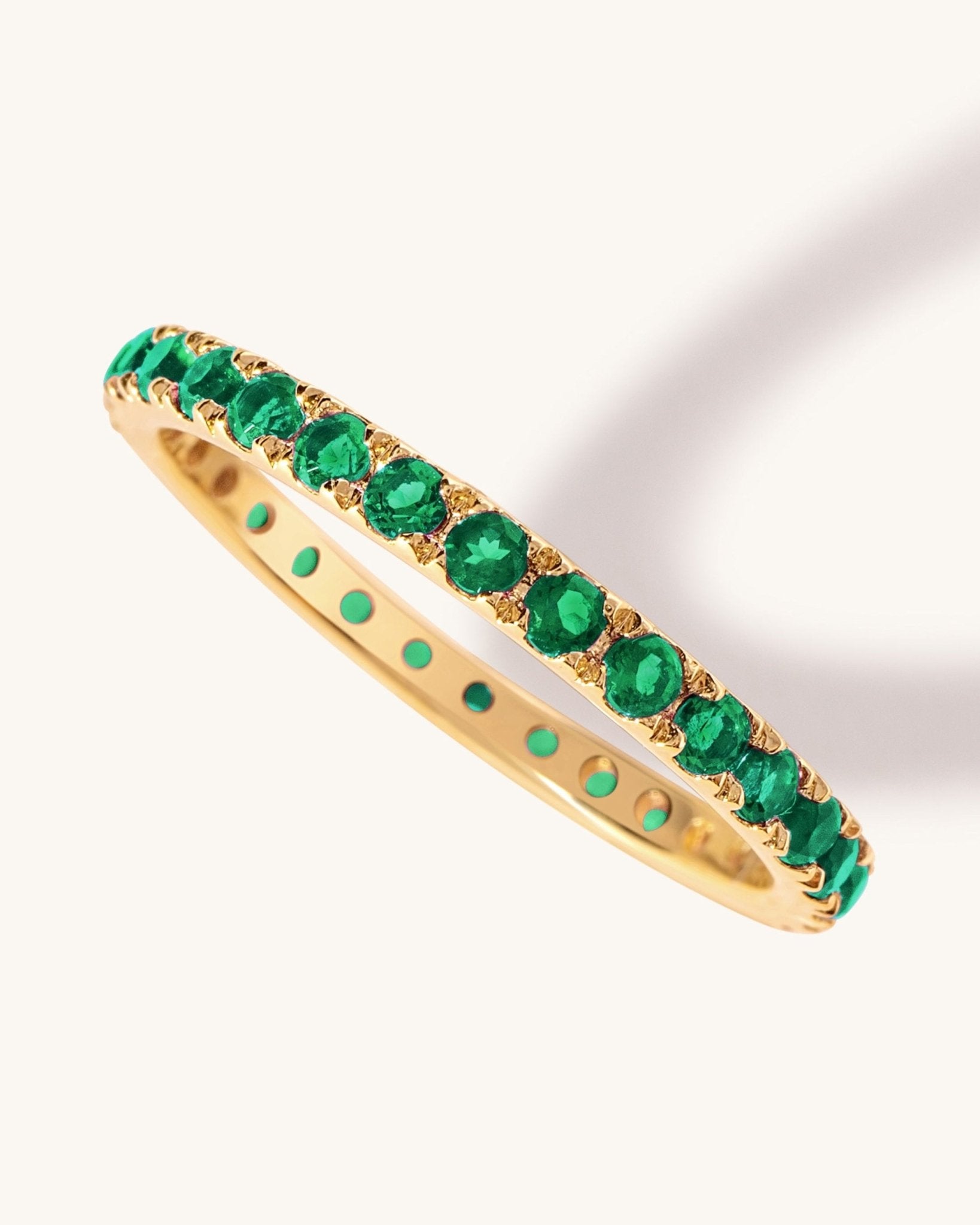 Perfect Gemstone Eternity Band Ring - Sparkle Society