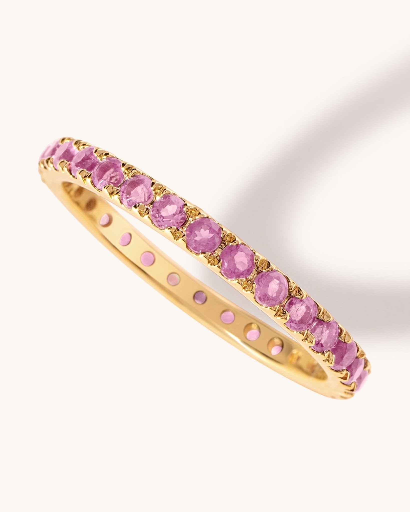 Perfect Gemstone Eternity Band Ring - Sparkle Society