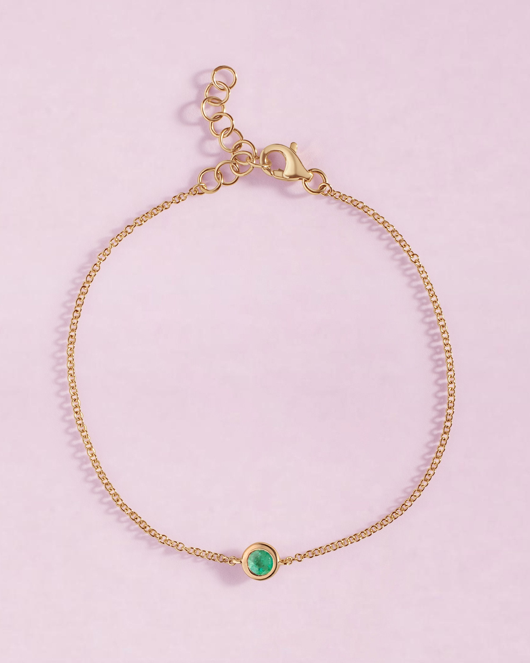 Single Birthstone Bezel Bracelet - Sparkle Society