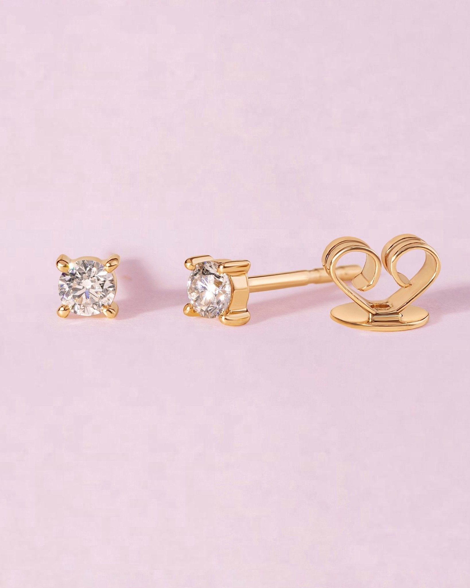 Single Birthstone Prong Studs - Sparkle Society