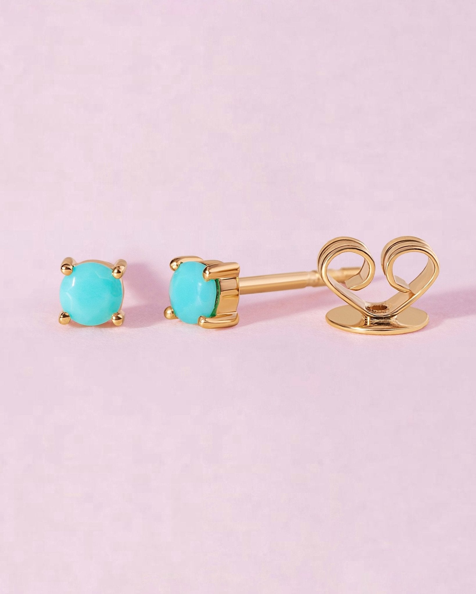 Single Birthstone Prong Studs - Sparkle Society