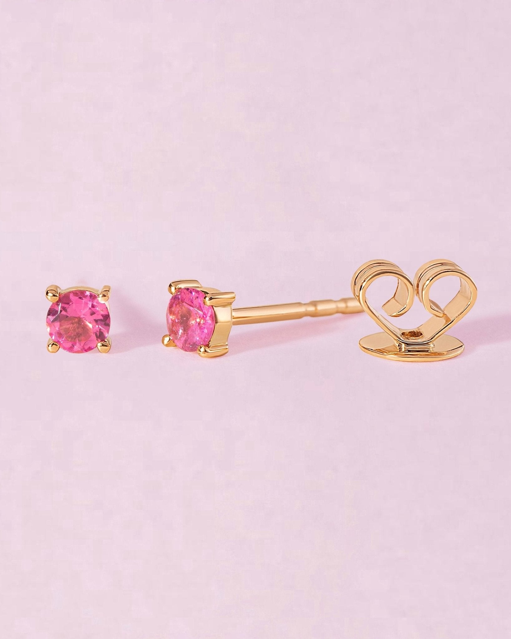 Single Birthstone Prong Studs - Sparkle Society