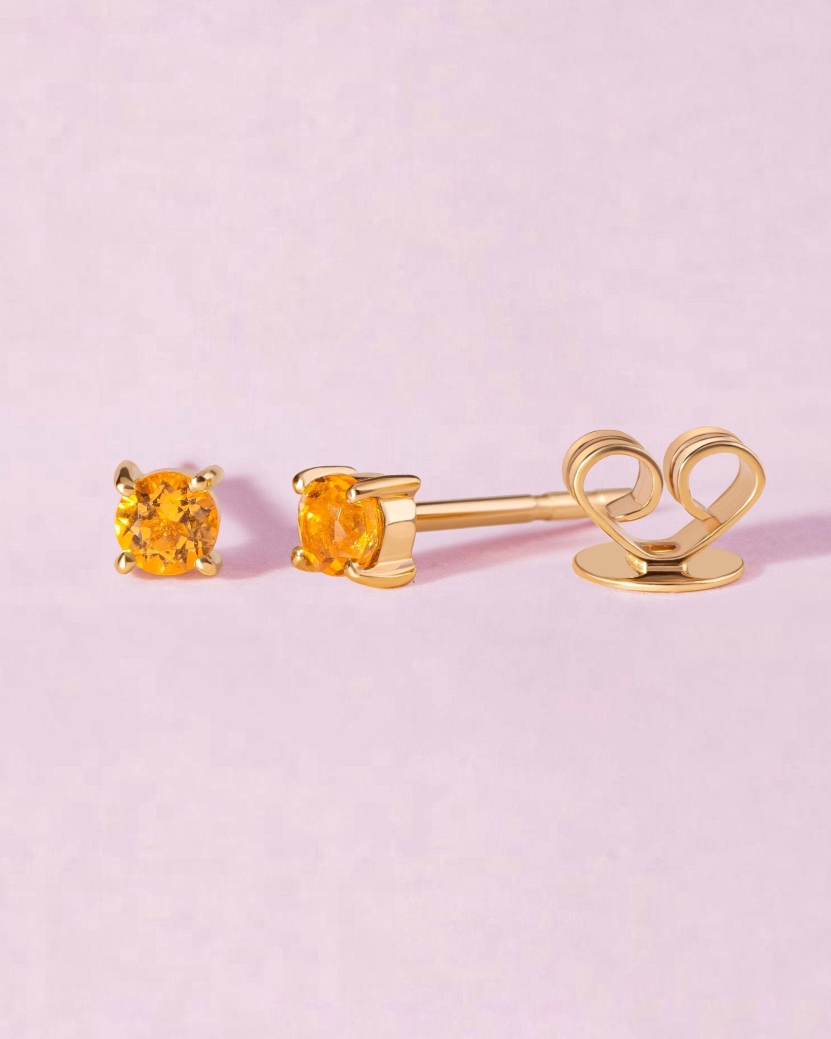 Single Birthstone Prong Studs - Sparkle Society