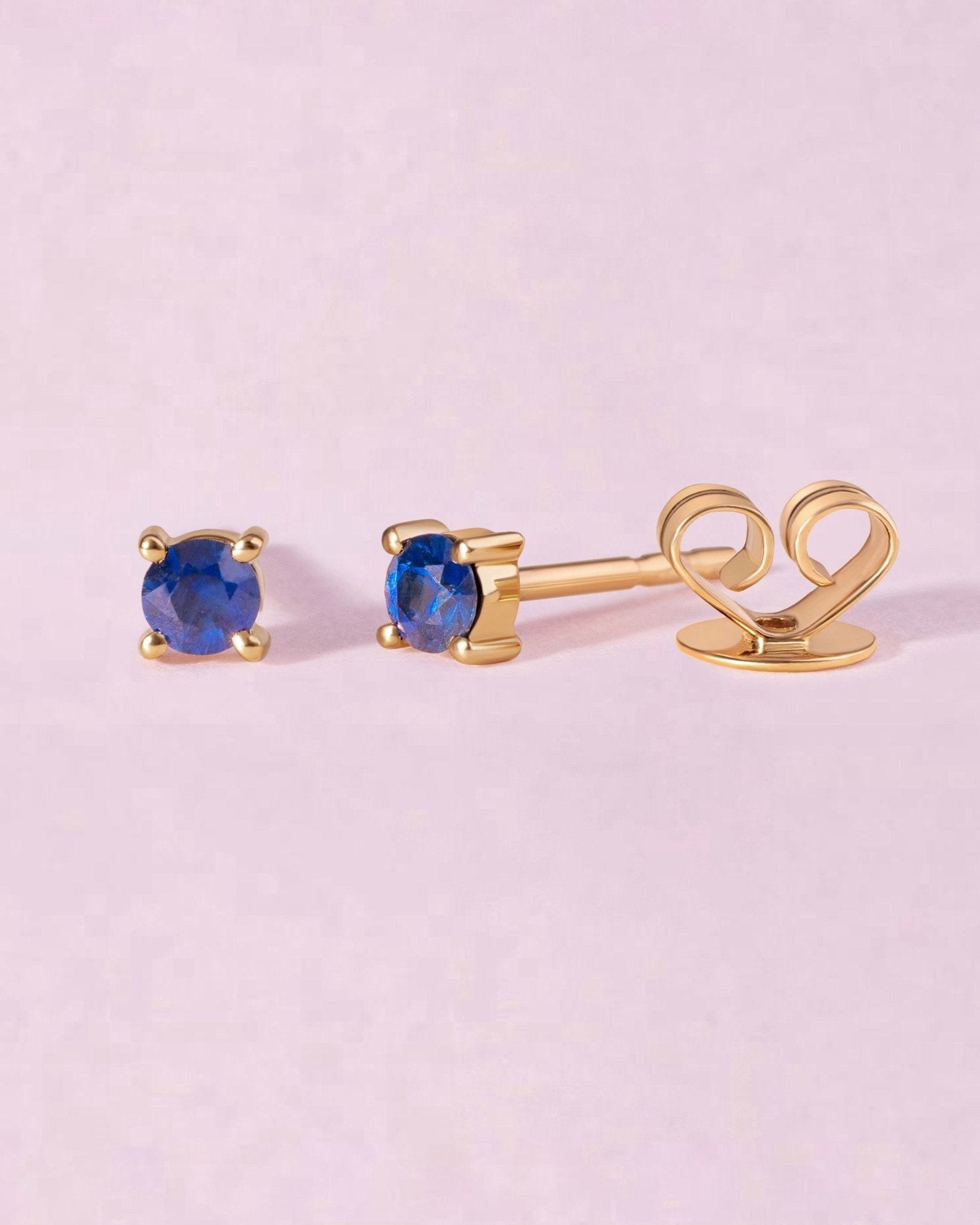 Single Birthstone Prong Studs - Sparkle Society