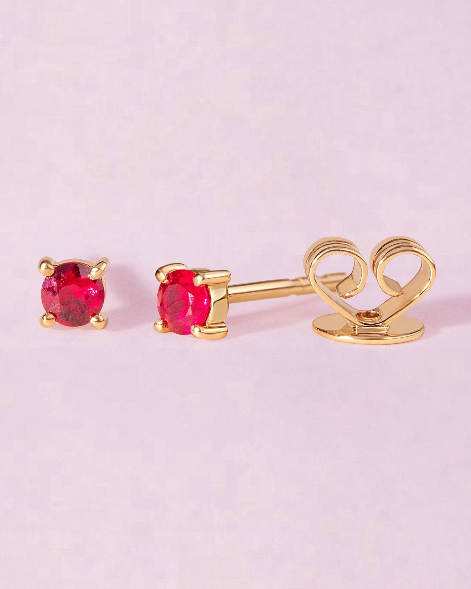 Single Birthstone Prong Studs - Sparkle Society