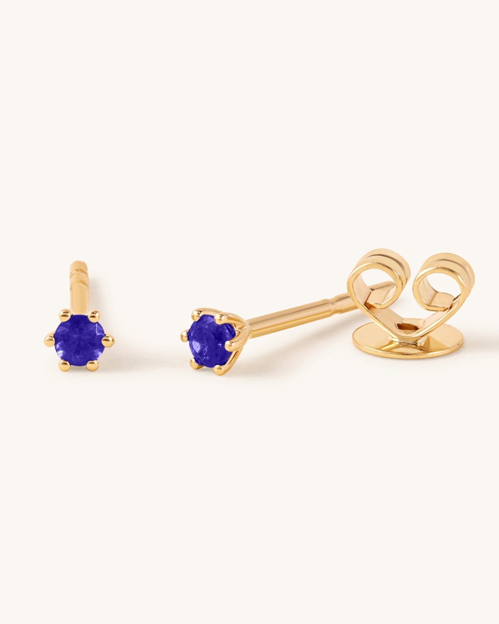 Single Gemstone Studs - Sparkle Society