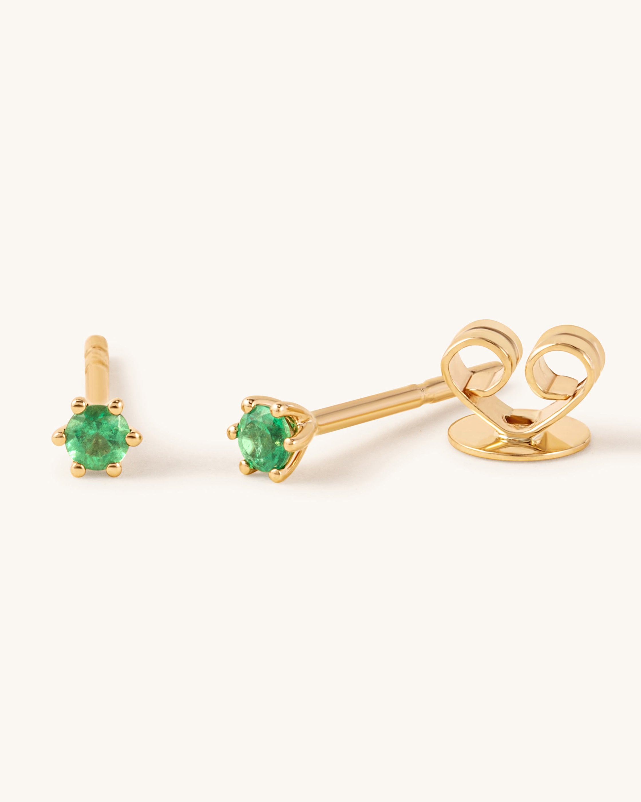 Single Gemstone Studs- Sparkle Society