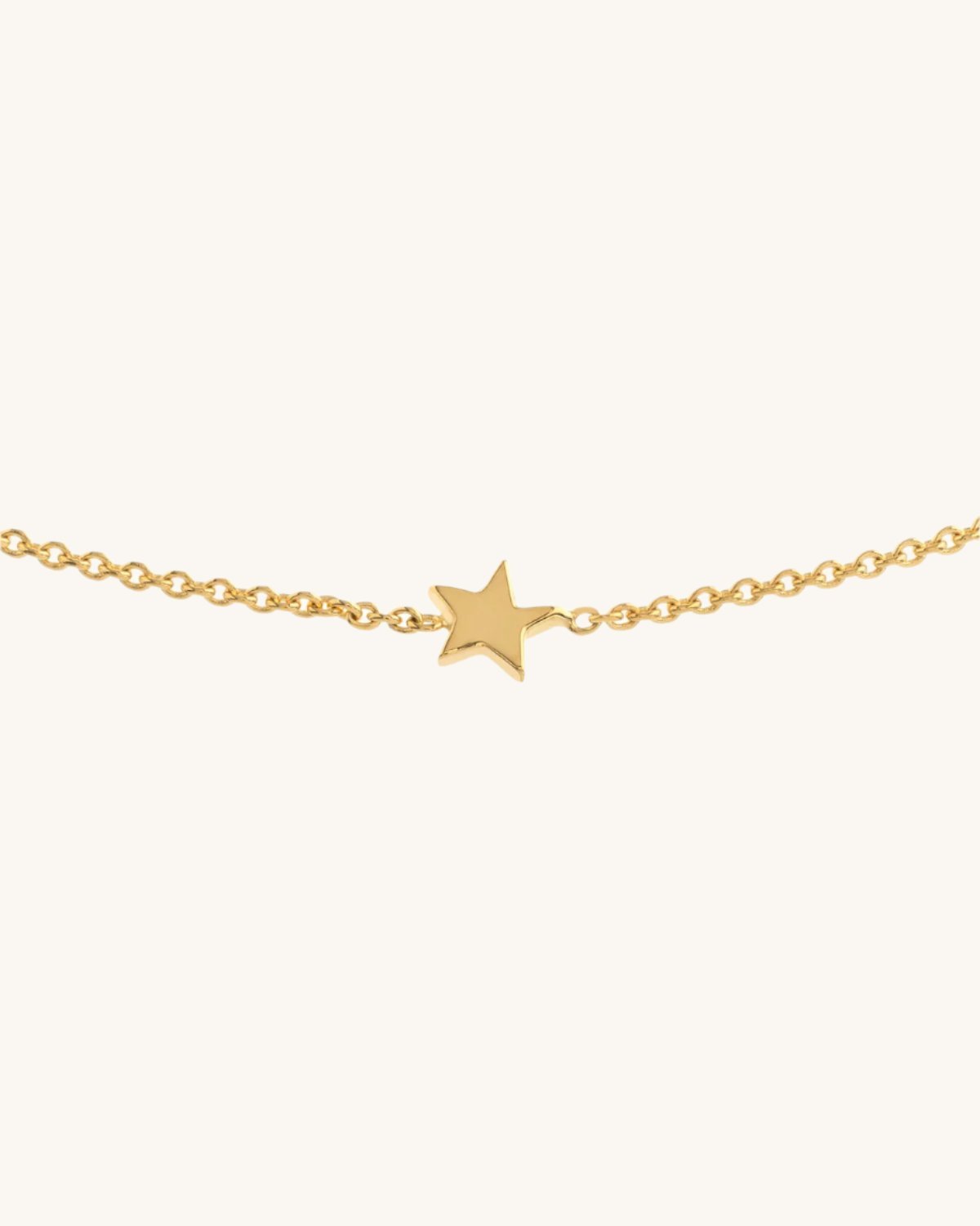 Single Solid Gold Star Bolo Bracelet - Sparkle Society