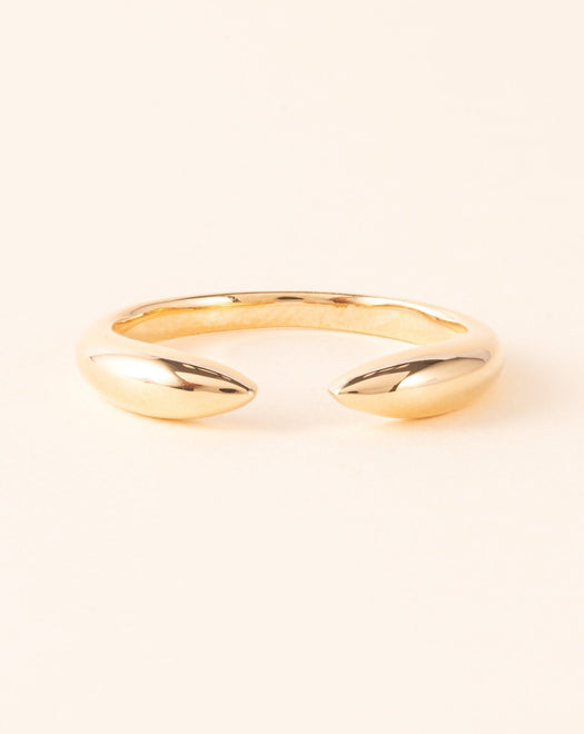 Solid Gold Claw Ring - Sparkle Society
