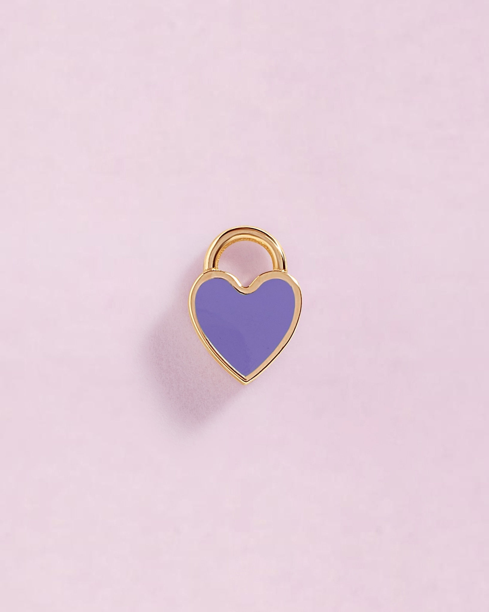 Tiny Enamel Heart Earring Charm - Sparkle Society