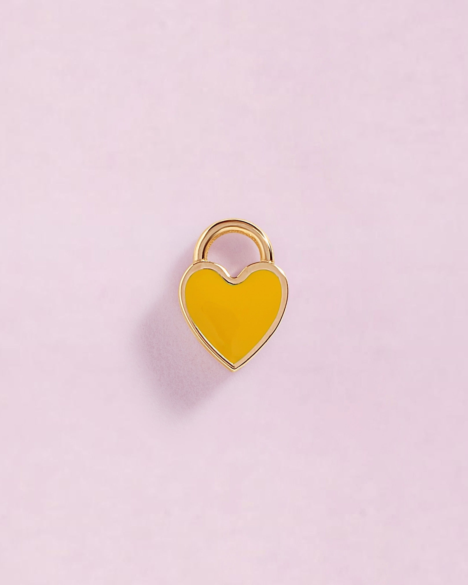 Tiny Enamel Heart Earring Charm - Sparkle Society