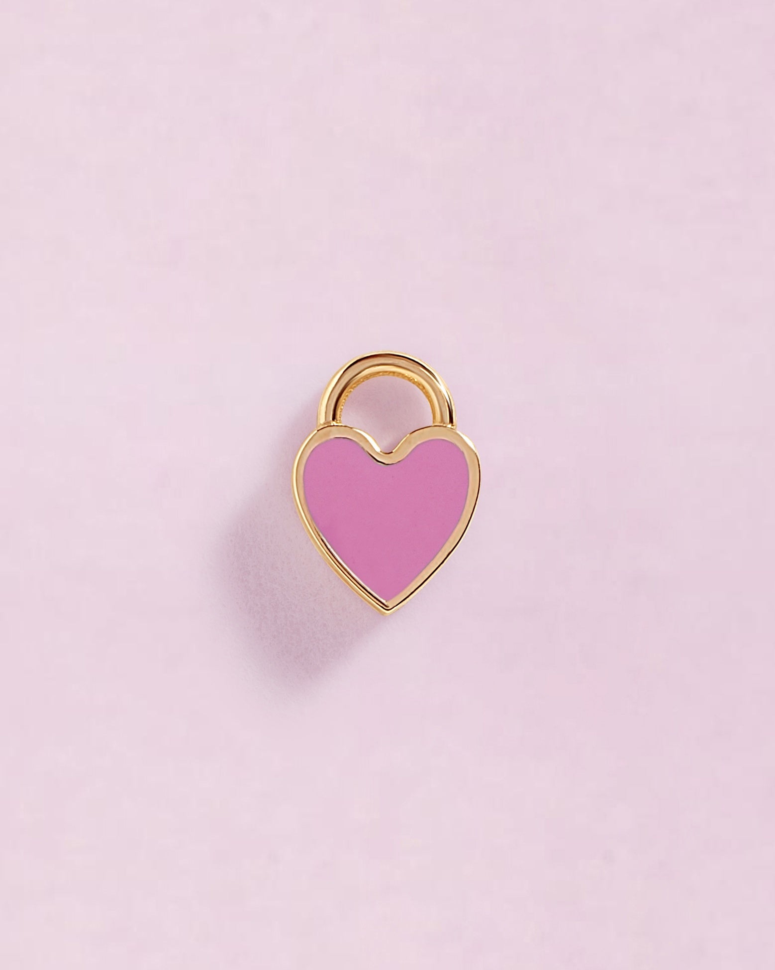 Tiny Enamel Heart Earring Charm - Sparkle Society