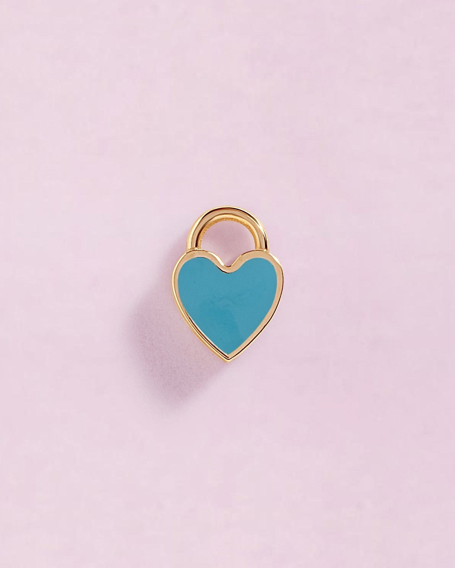 Tiny Enamel Heart Earring Charm - Sparkle Society