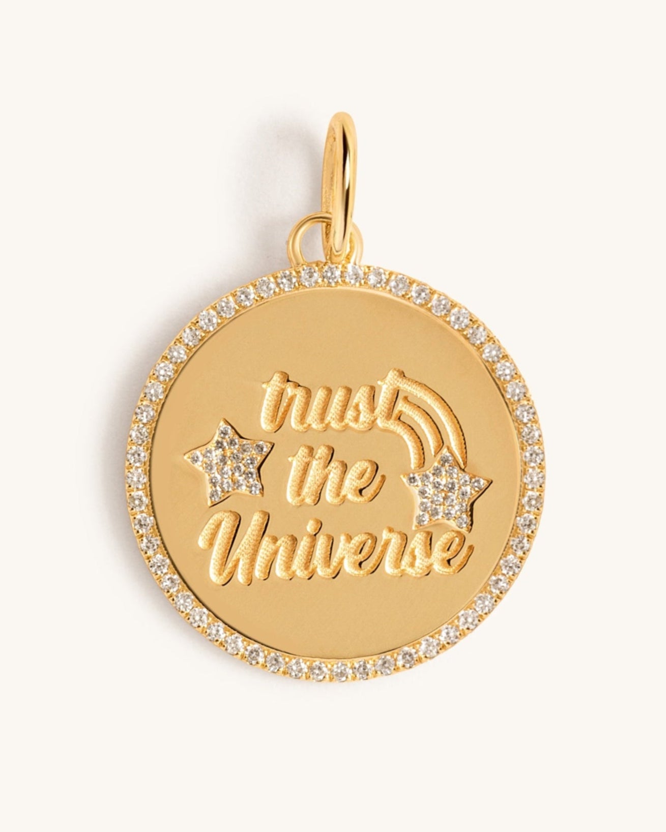 Trust the Universe Necklace Charm - Sparkle Society